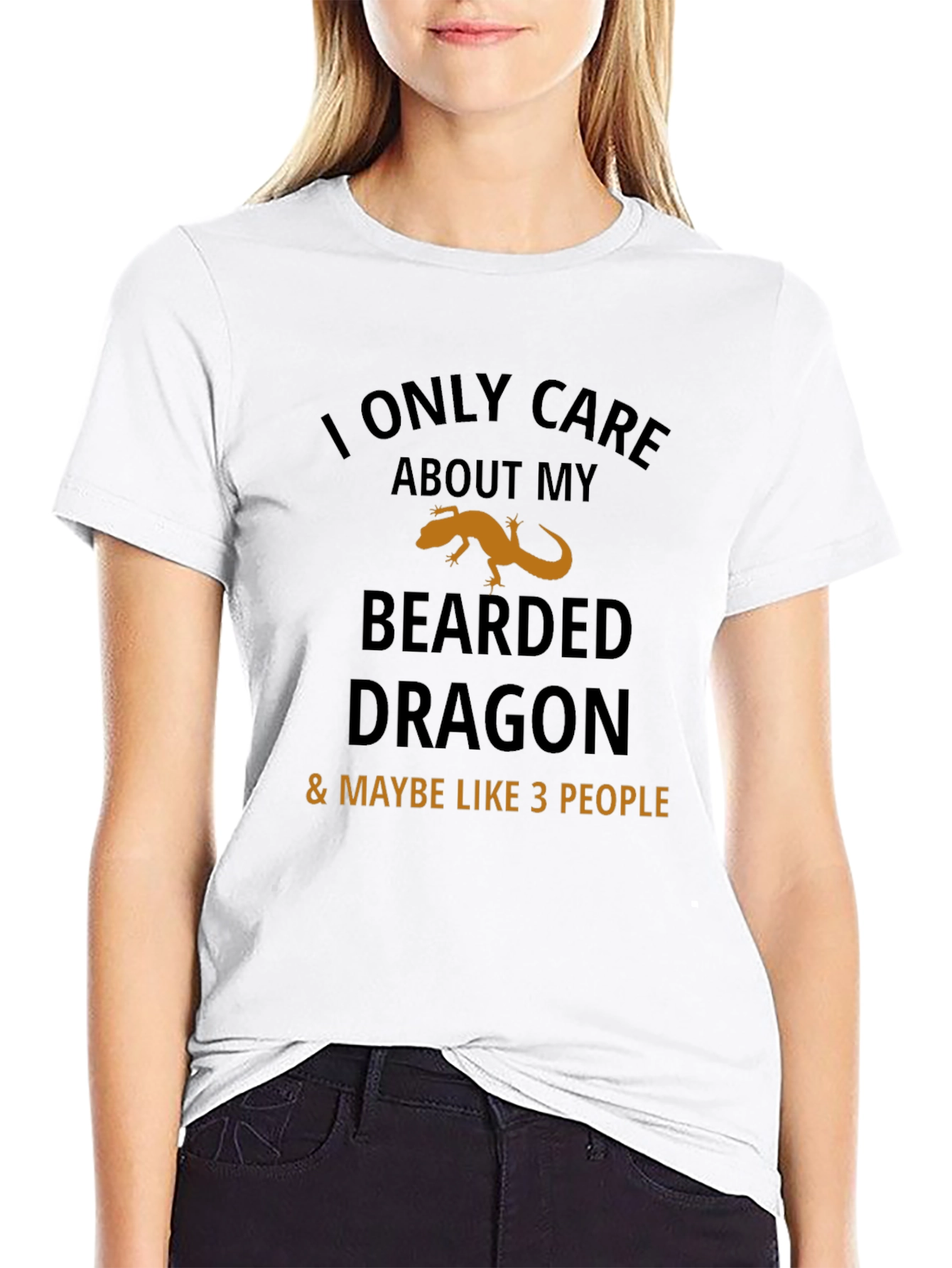 Bearded Dragon Lover T-Shirt - Funny Pet Owner Tee