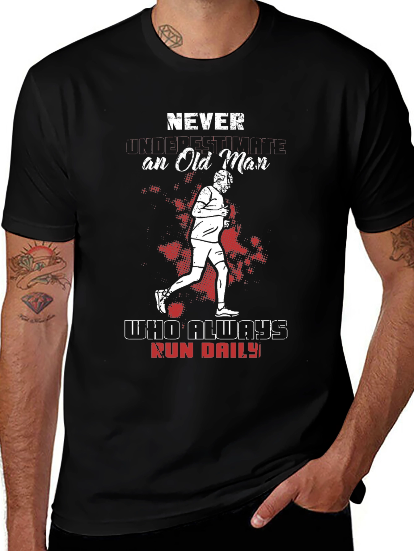 Never Underestimate an Old Man T-Shirt