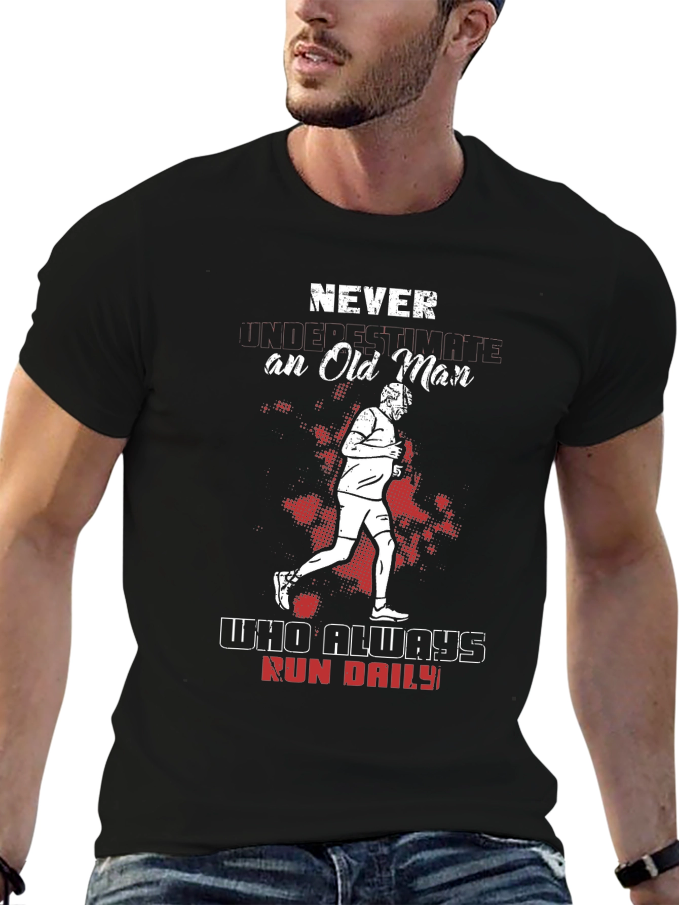 Never Underestimate an Old Man T-Shirt