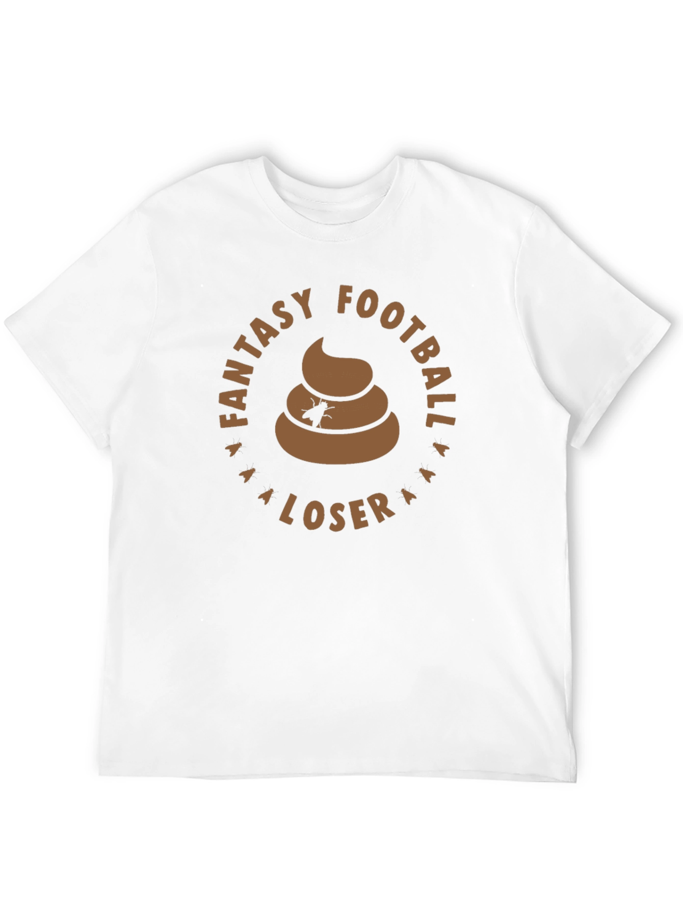 Fantasy Football Loser T-Shirt - Poop Icon