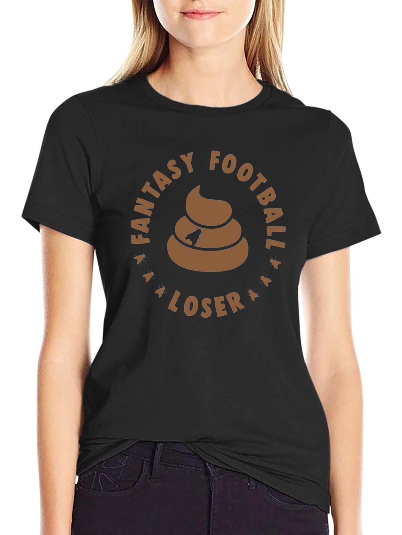 Fantasy Football Loser T-Shirt - Poop Icon