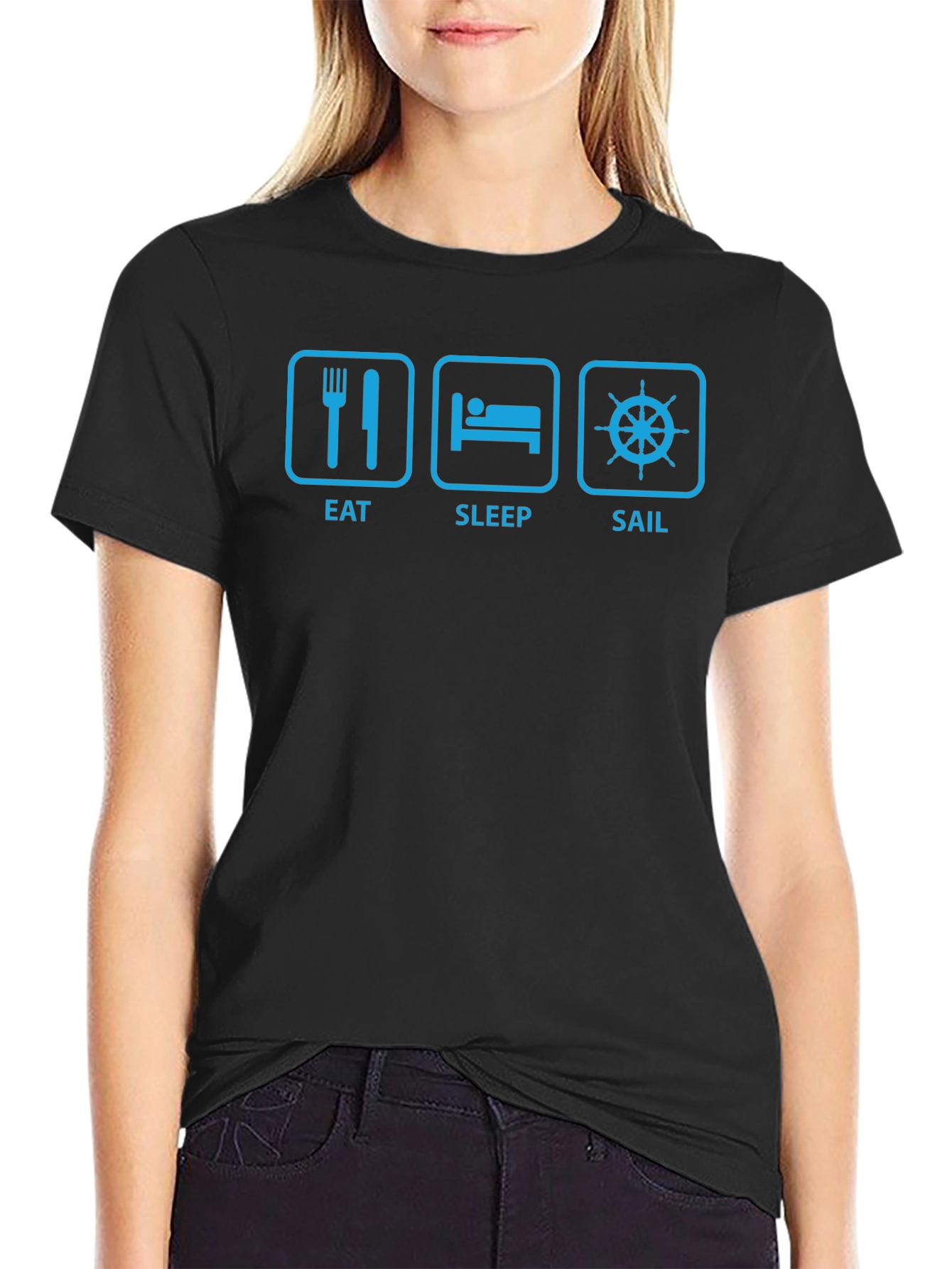Eat Sleep Sail T-Shirt - Boating Life