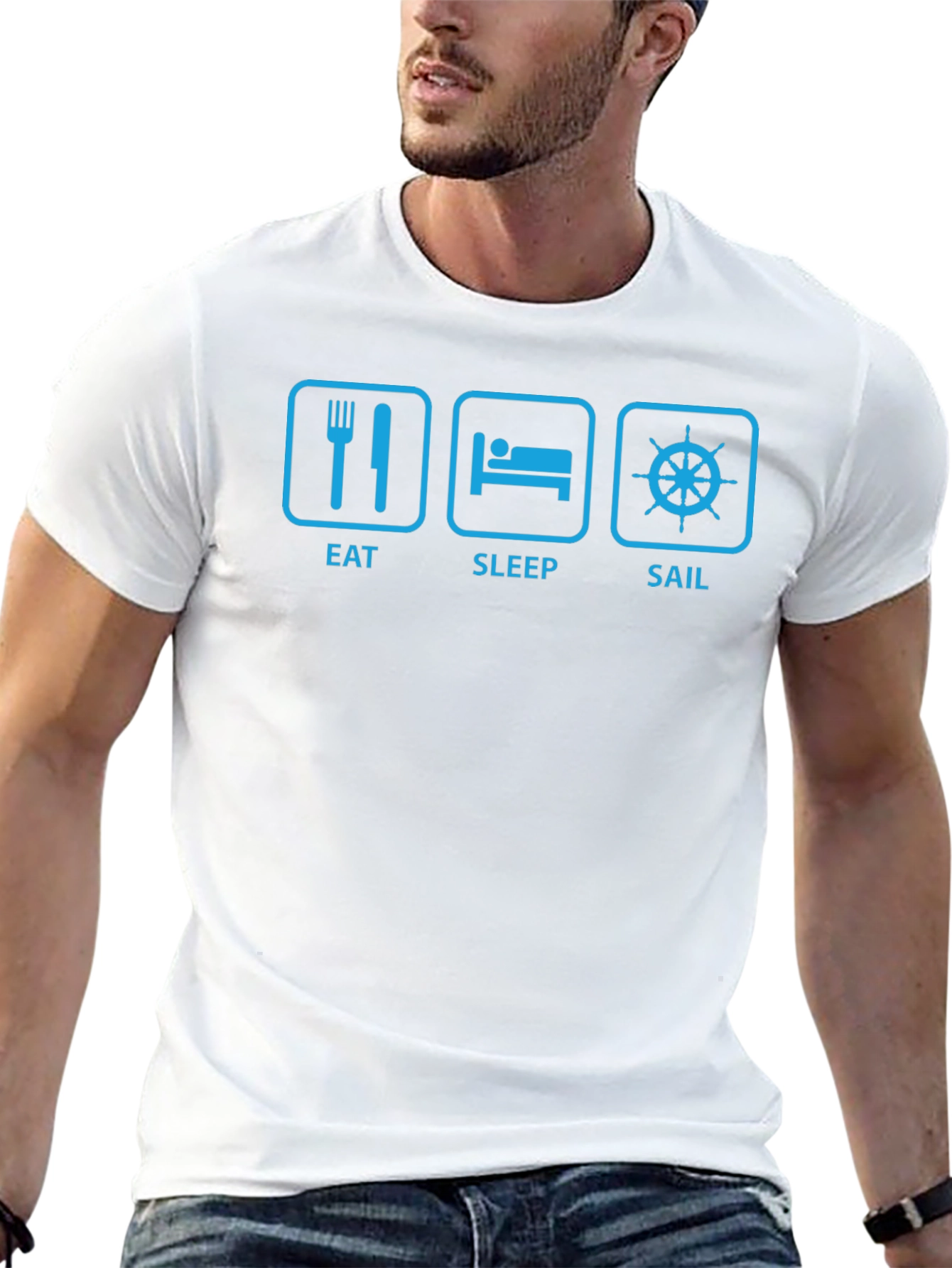 Eat Sleep Sail T-Shirt - Boating Life