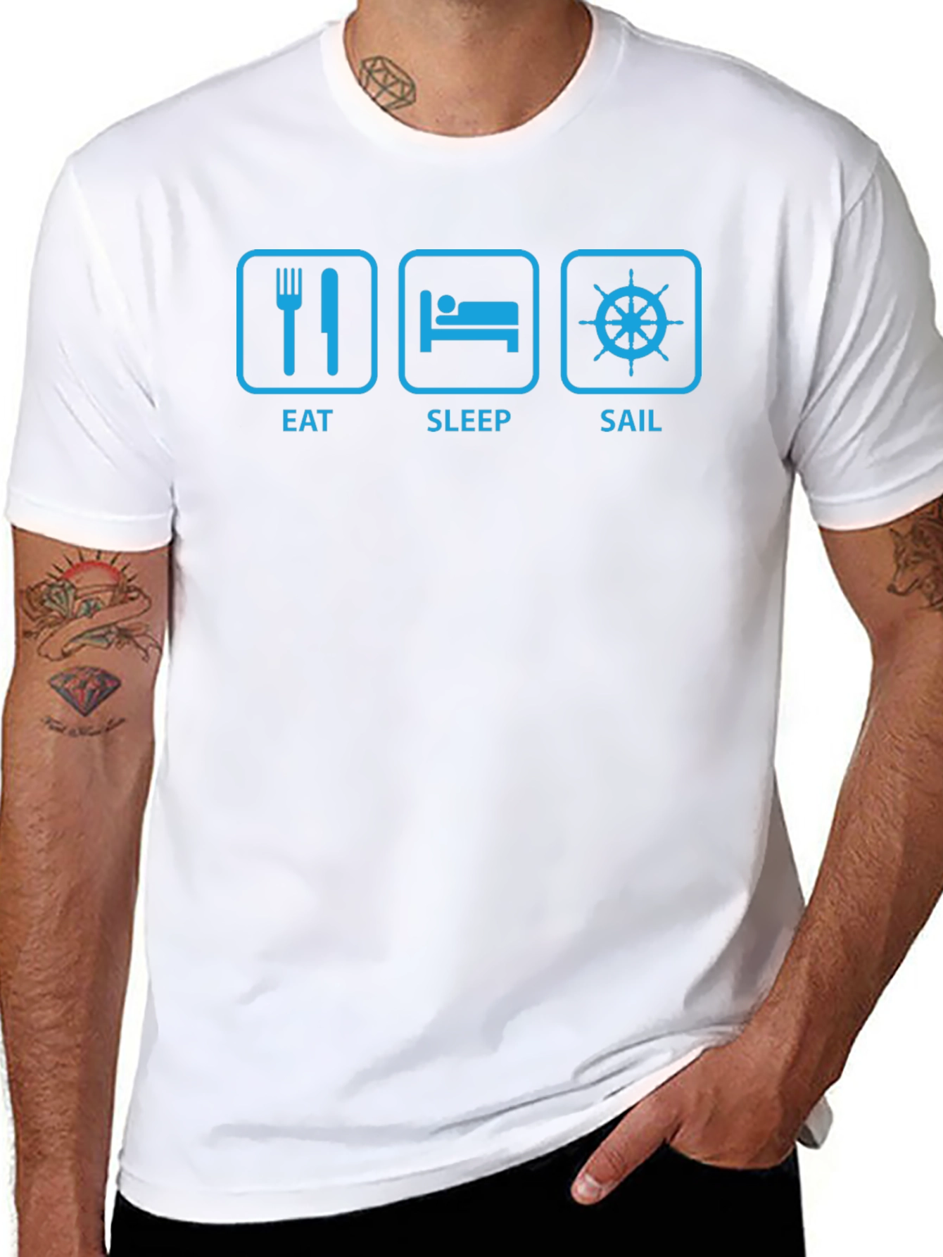 Eat Sleep Sail T-Shirt - Boating Life