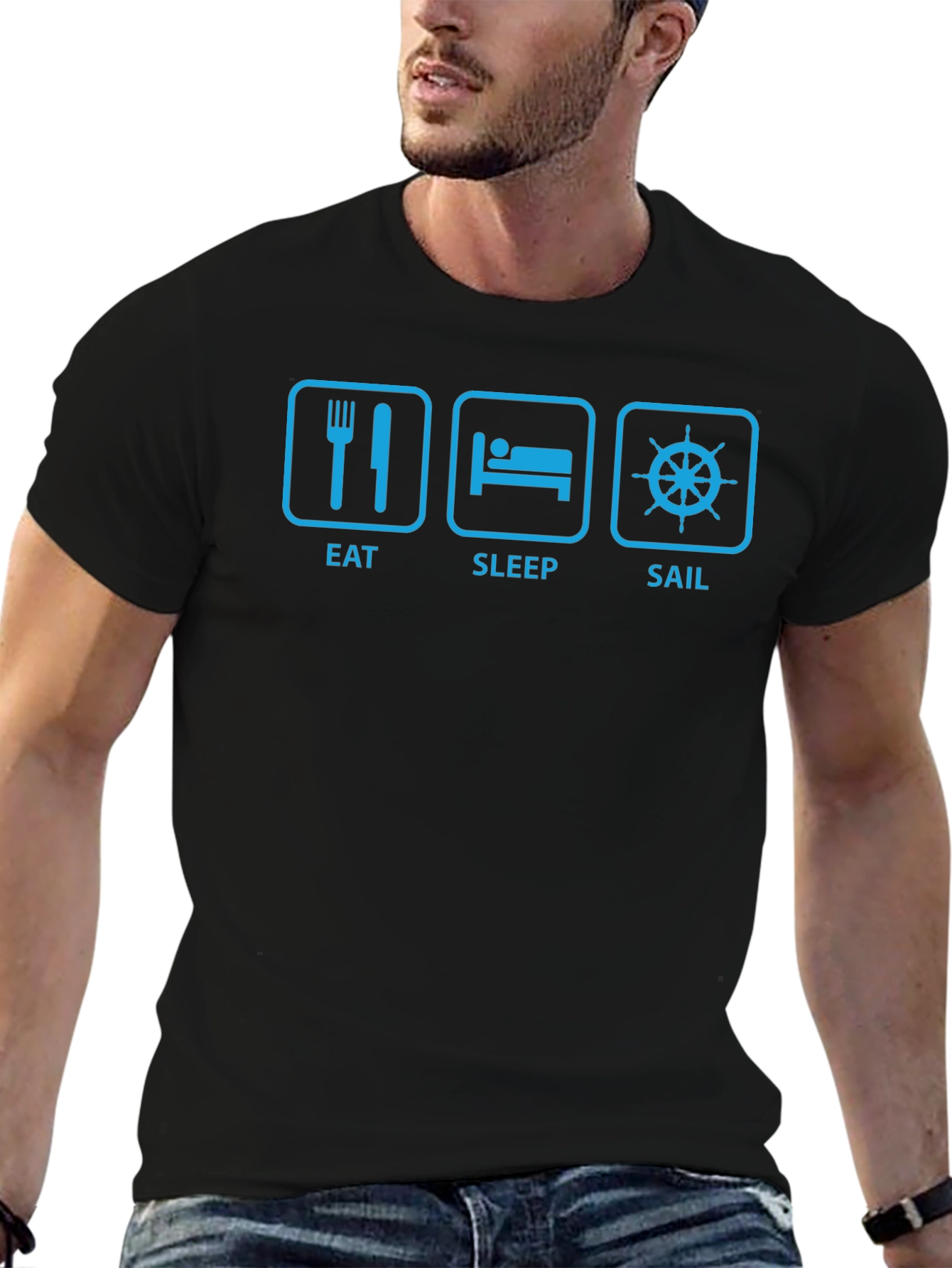 Eat Sleep Sail T-Shirt - Boating Life