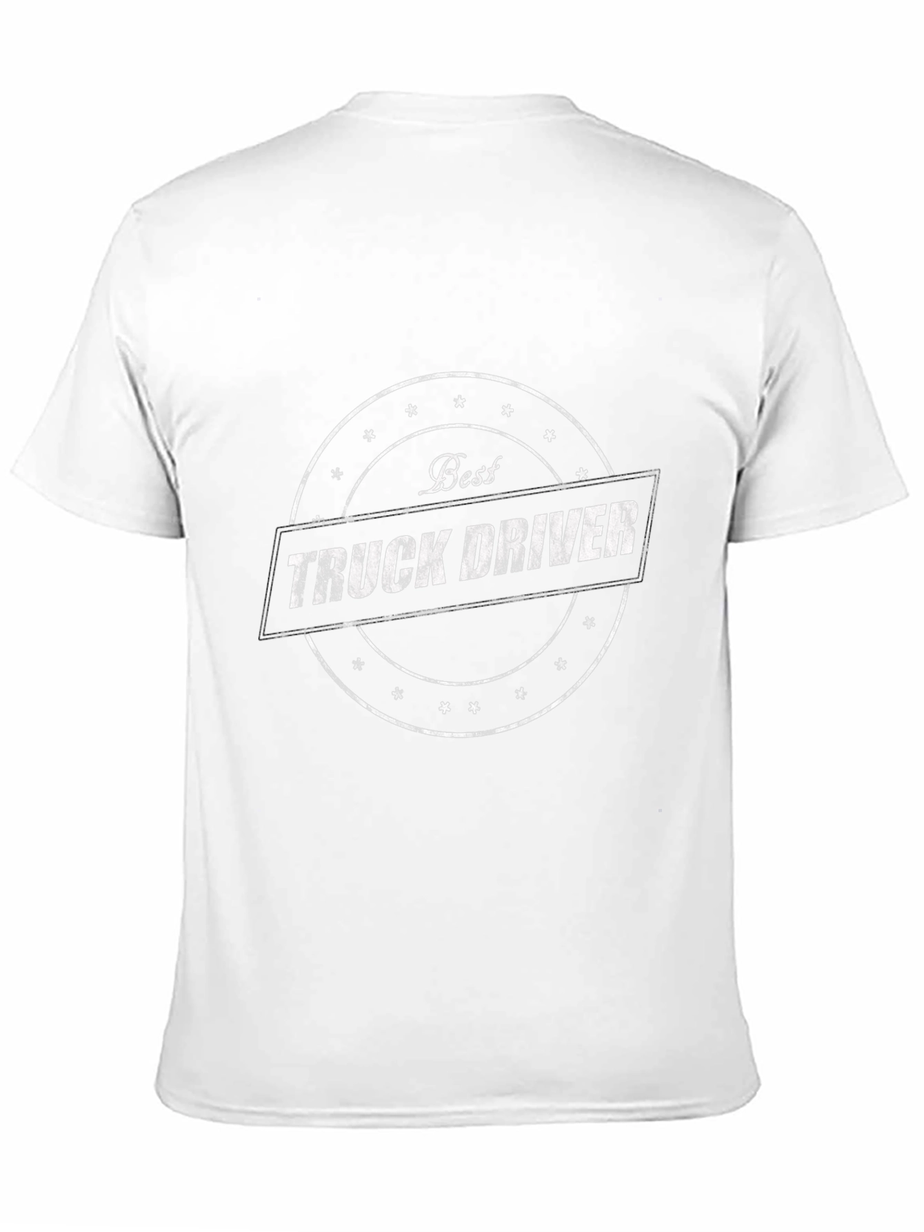 Best Truck Driver Tee - Black Graphic T-Shirt