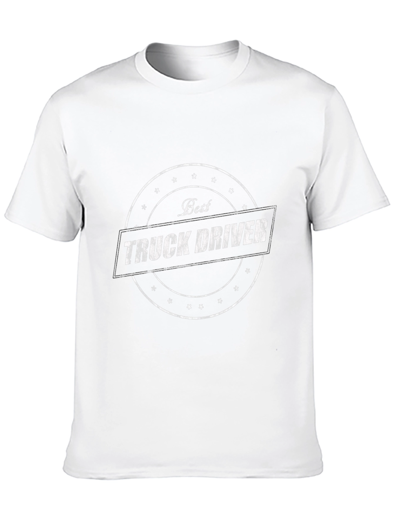 Best Truck Driver Tee - Black Graphic T-Shirt