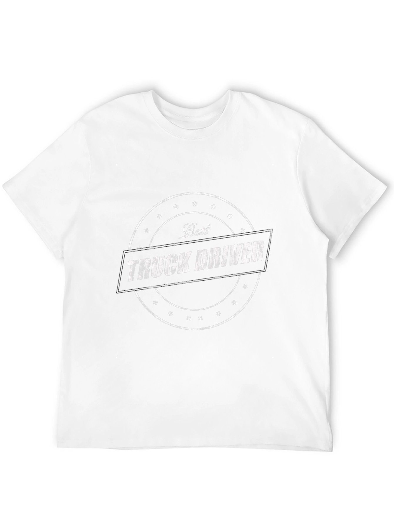 Best Truck Driver Tee - Black Graphic T-Shirt