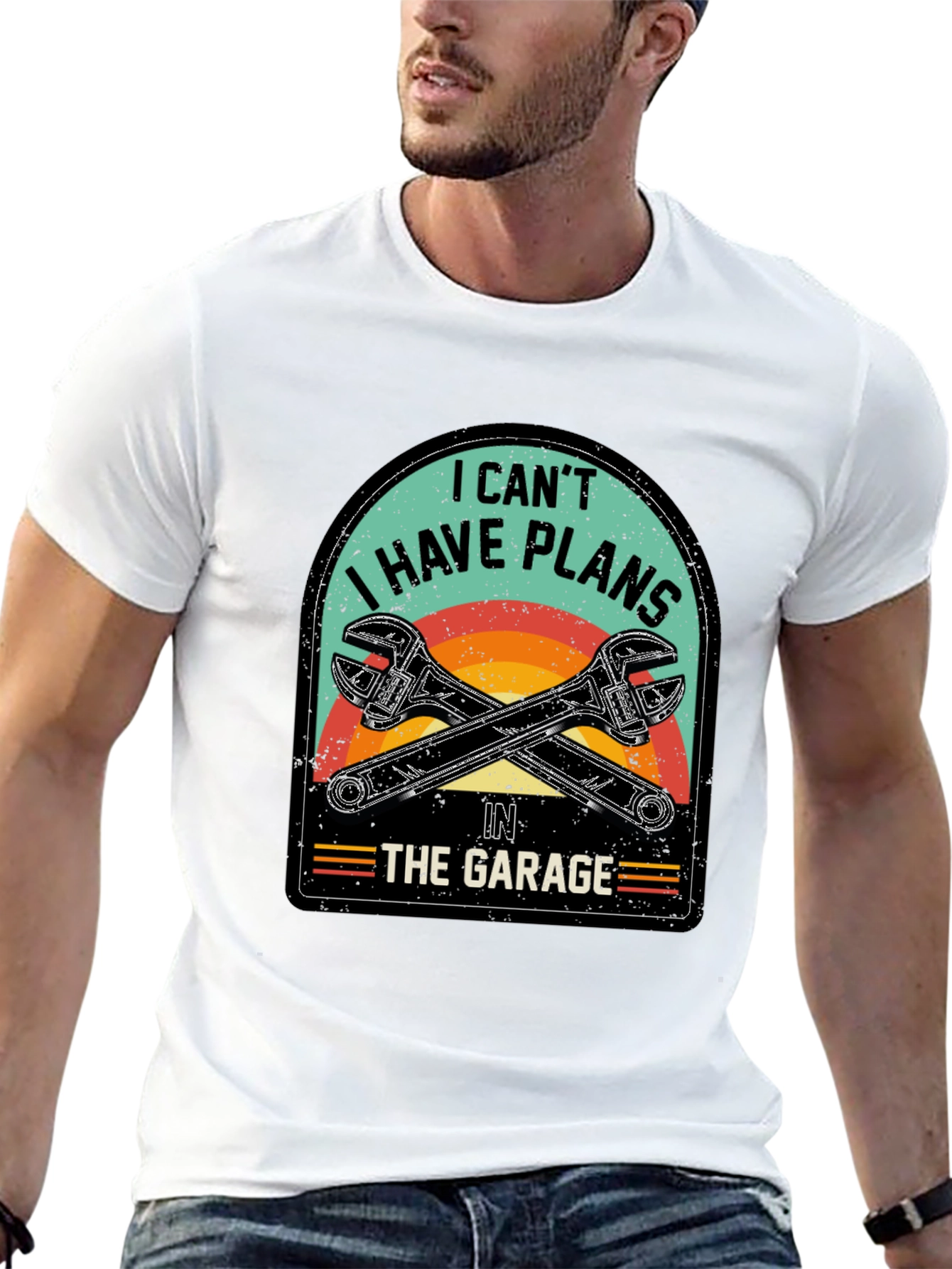 Garage Plans T-Shirt - Mechanic Humor Tee
