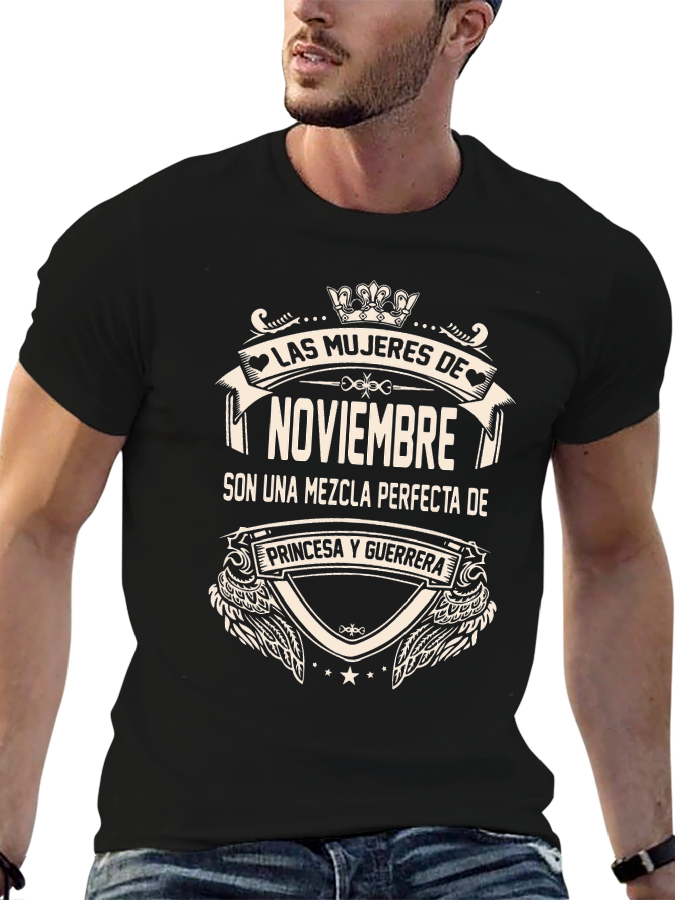 November Women Princess Warrior Graphic Tee