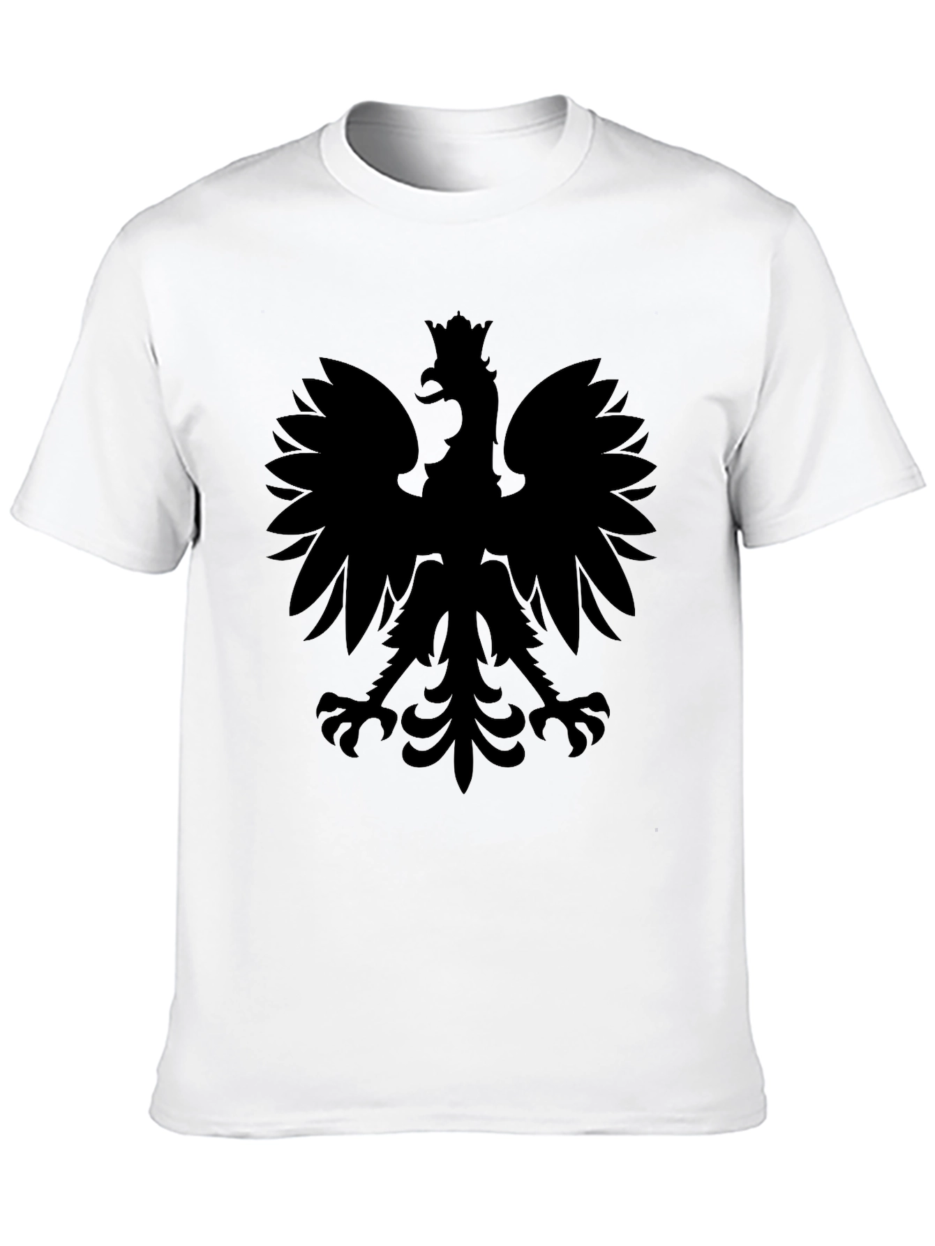 Black T-Shirt with Eagle Graphic