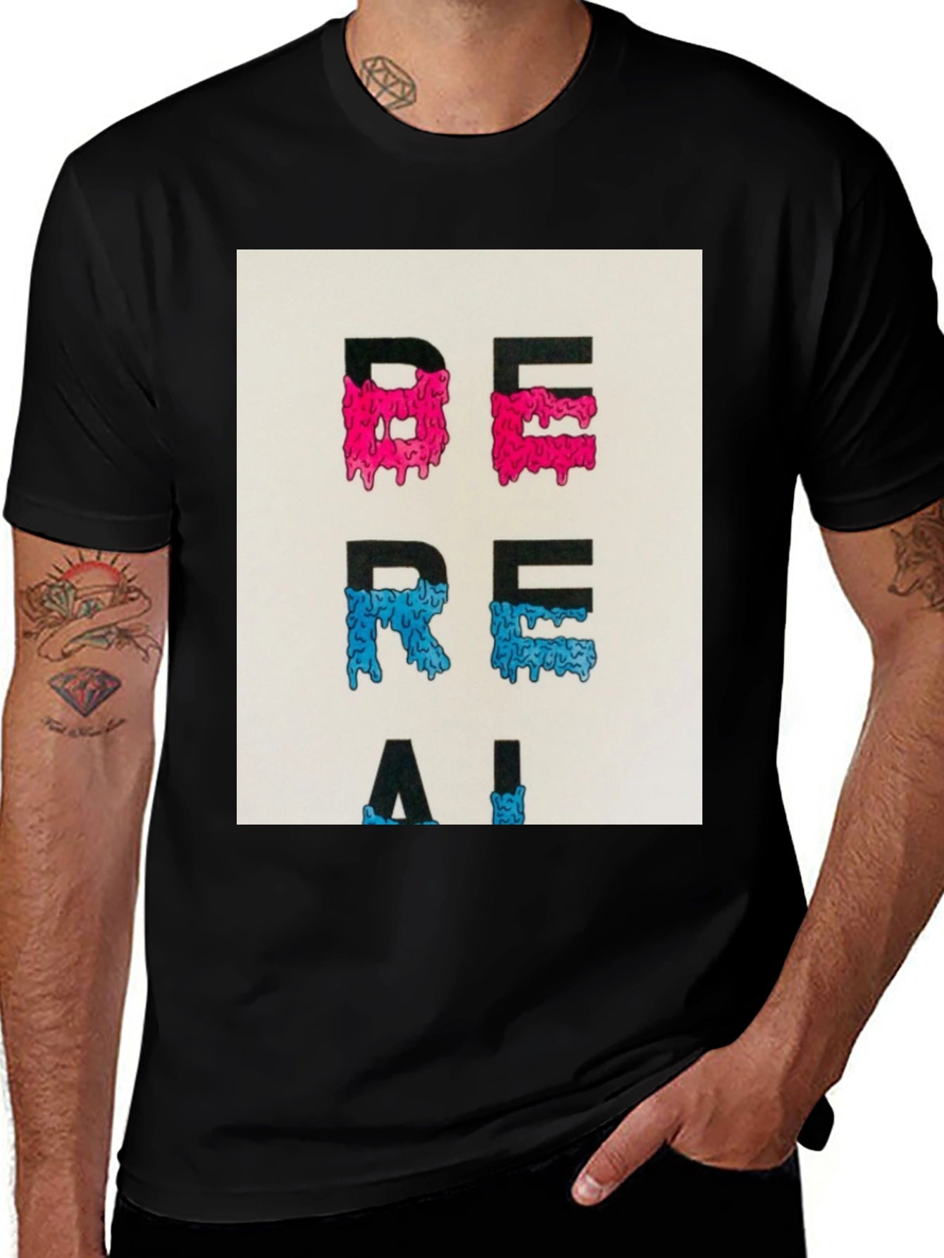 Be Real Graphic Tee - Trendy Casual Wear