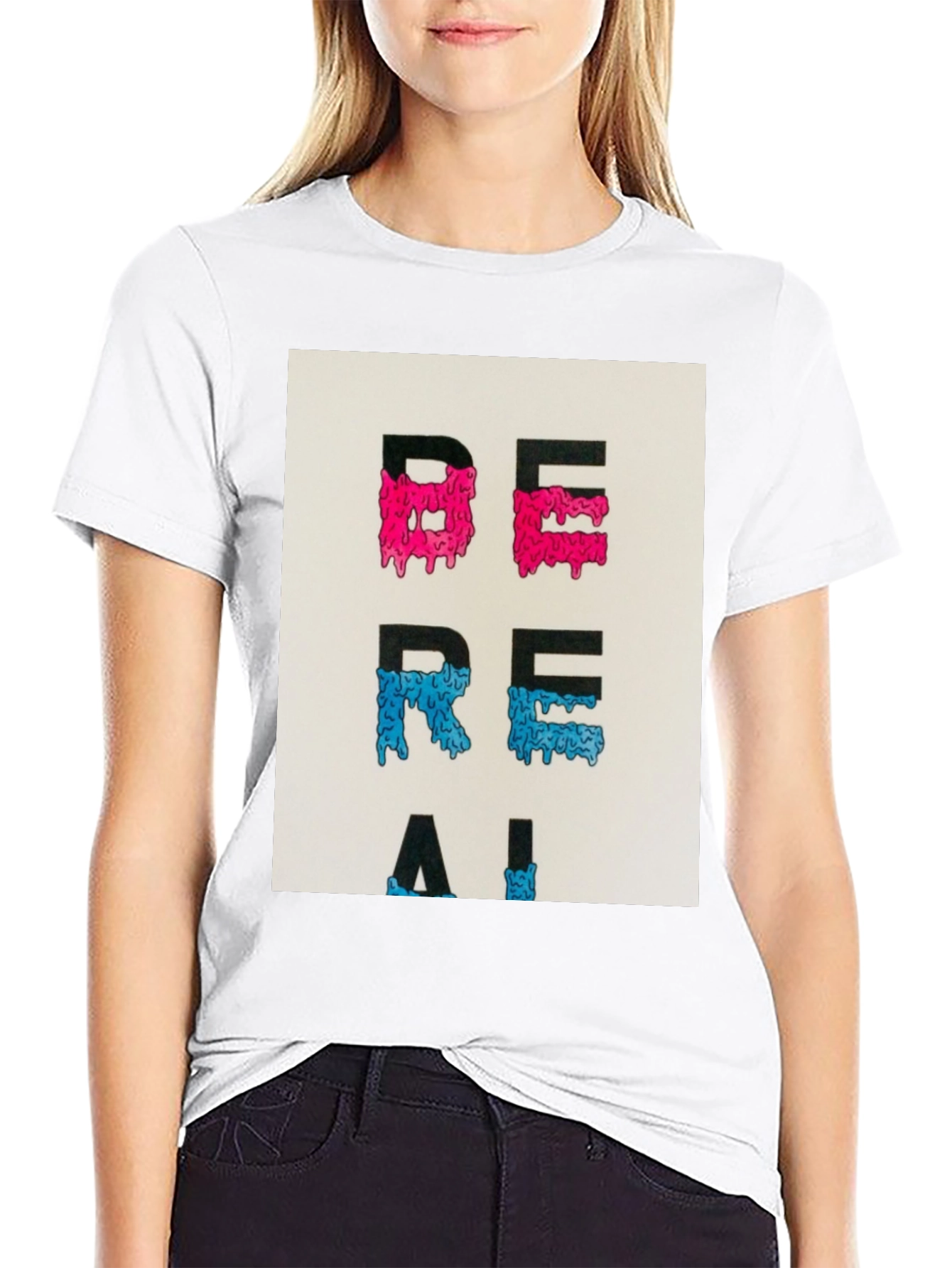 Be Real Graphic Tee - Trendy Casual Wear
