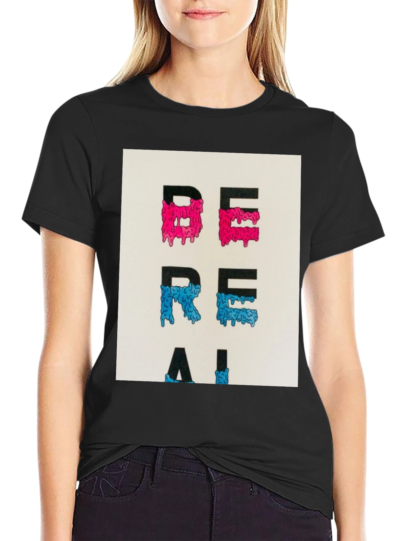 Be Real Graphic Tee - Trendy Casual Wear