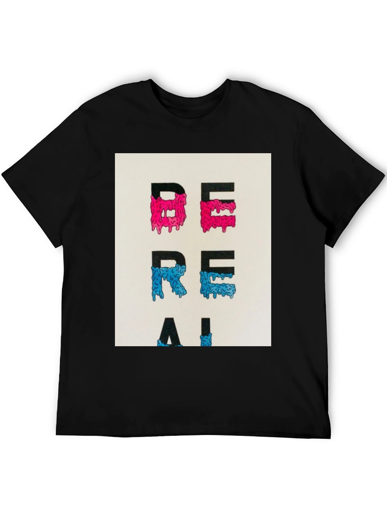Be Real Graphic Tee - Trendy Casual Wear