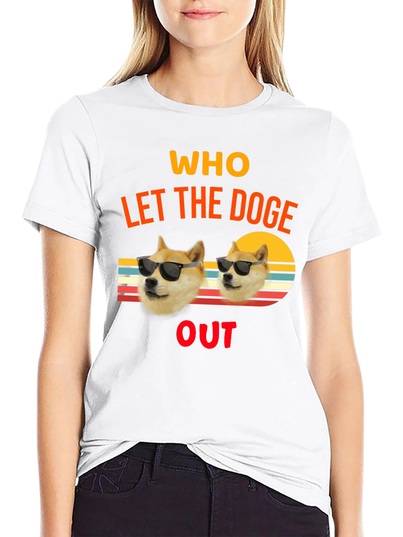 Who Let The Doge Out T-Shirt