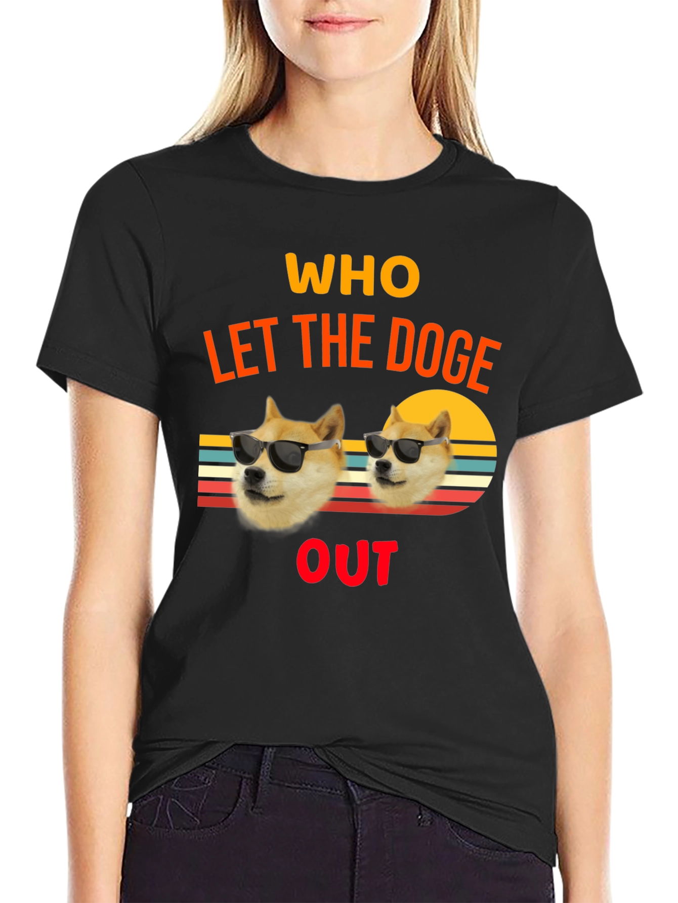 Who Let The Doge Out T-Shirt