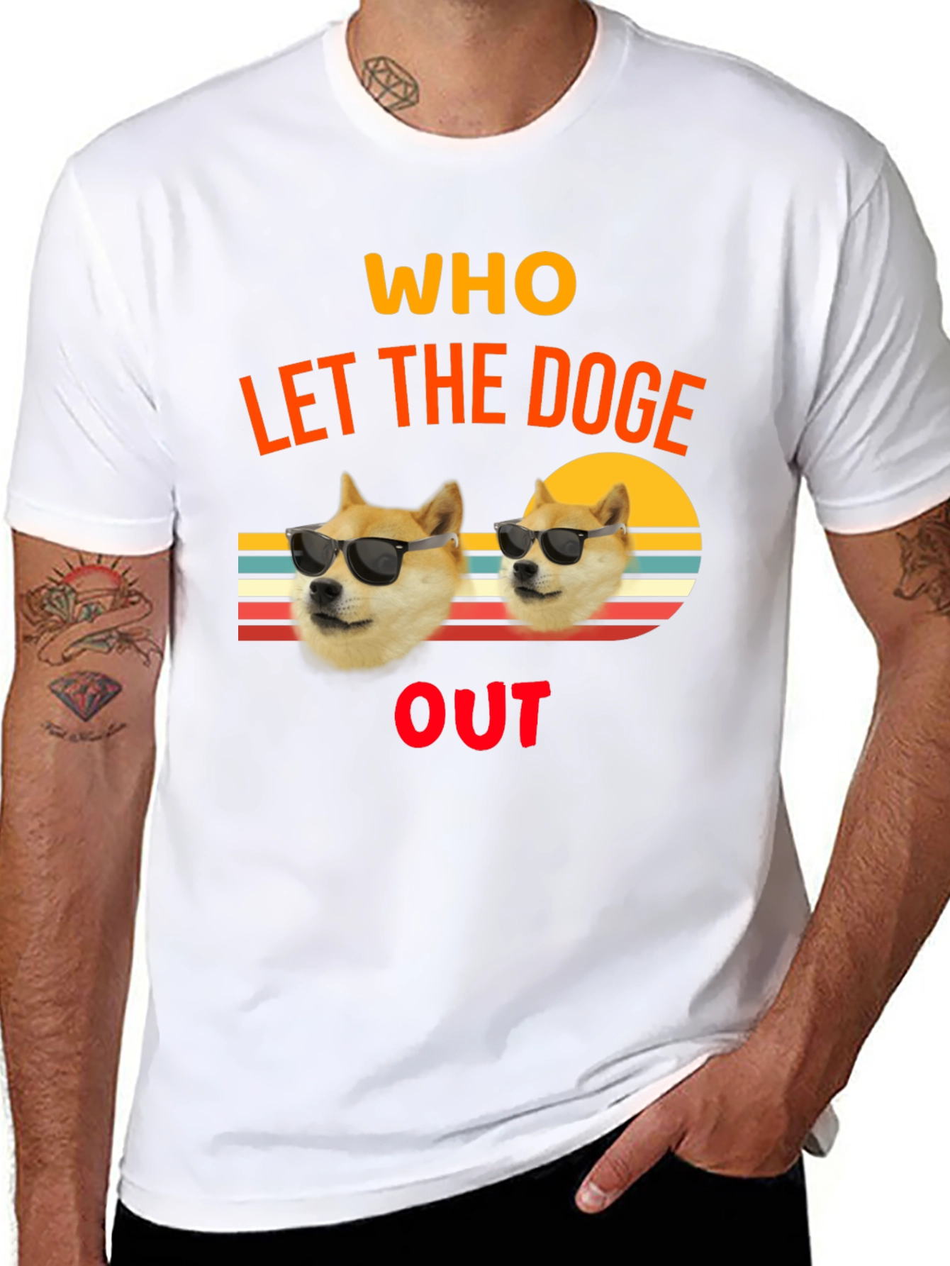 Who Let The Doge Out T-Shirt