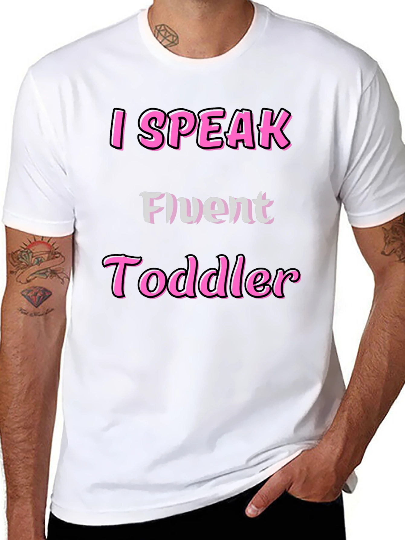 Fluent Toddler Funny Graphic Tee