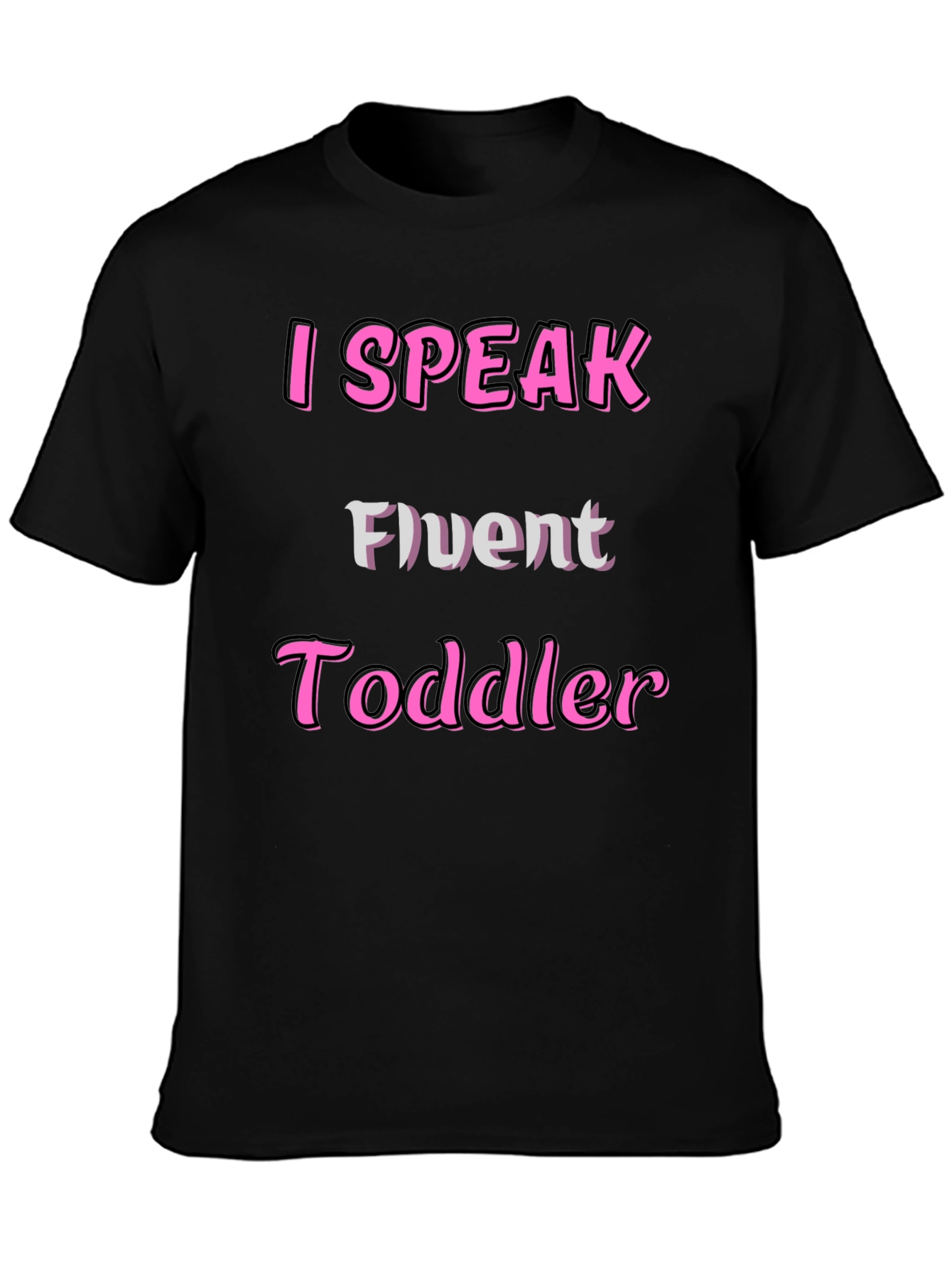 Fluent Toddler Funny Graphic Tee