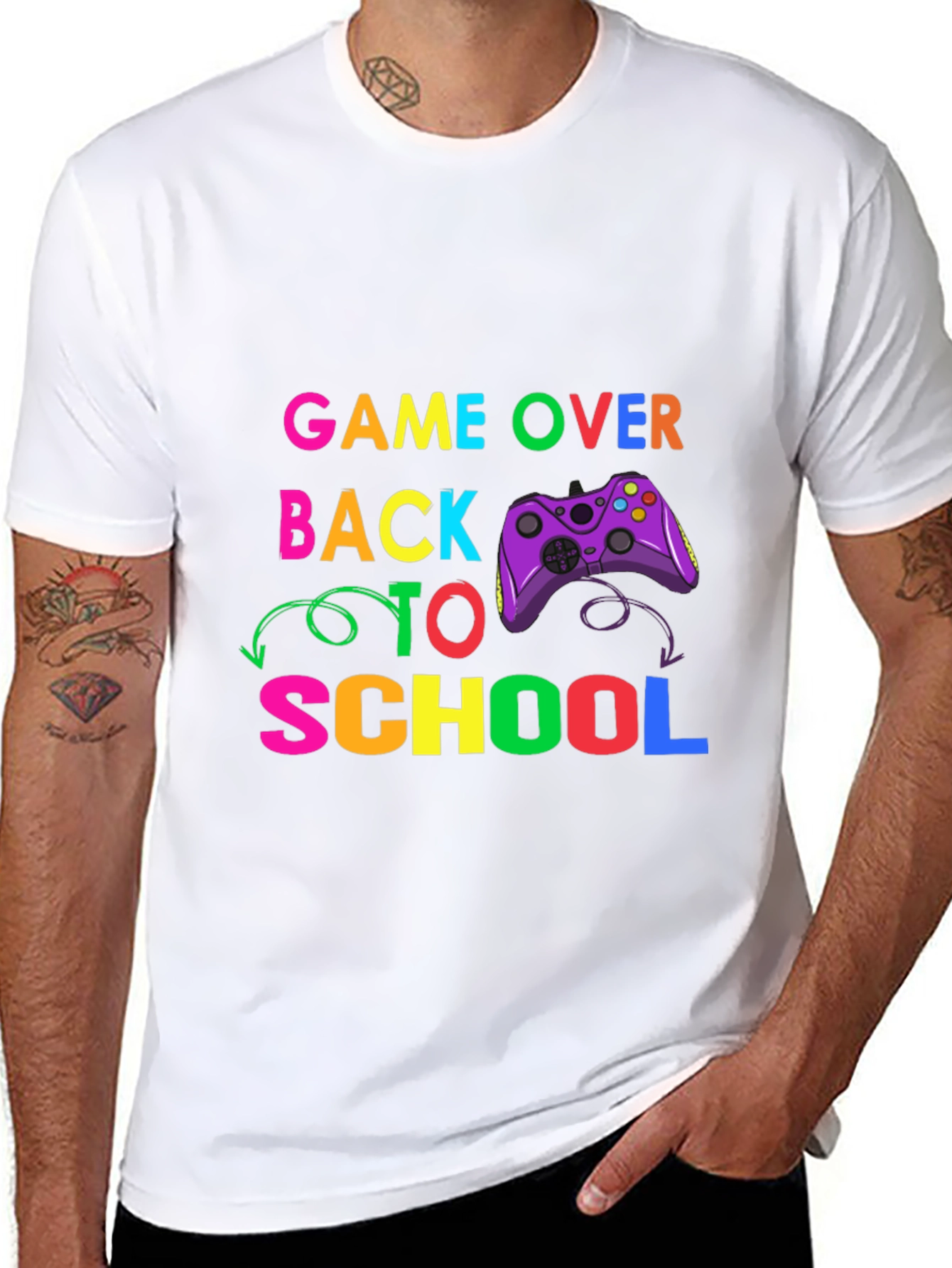 Game Over Back to School T-Shirt