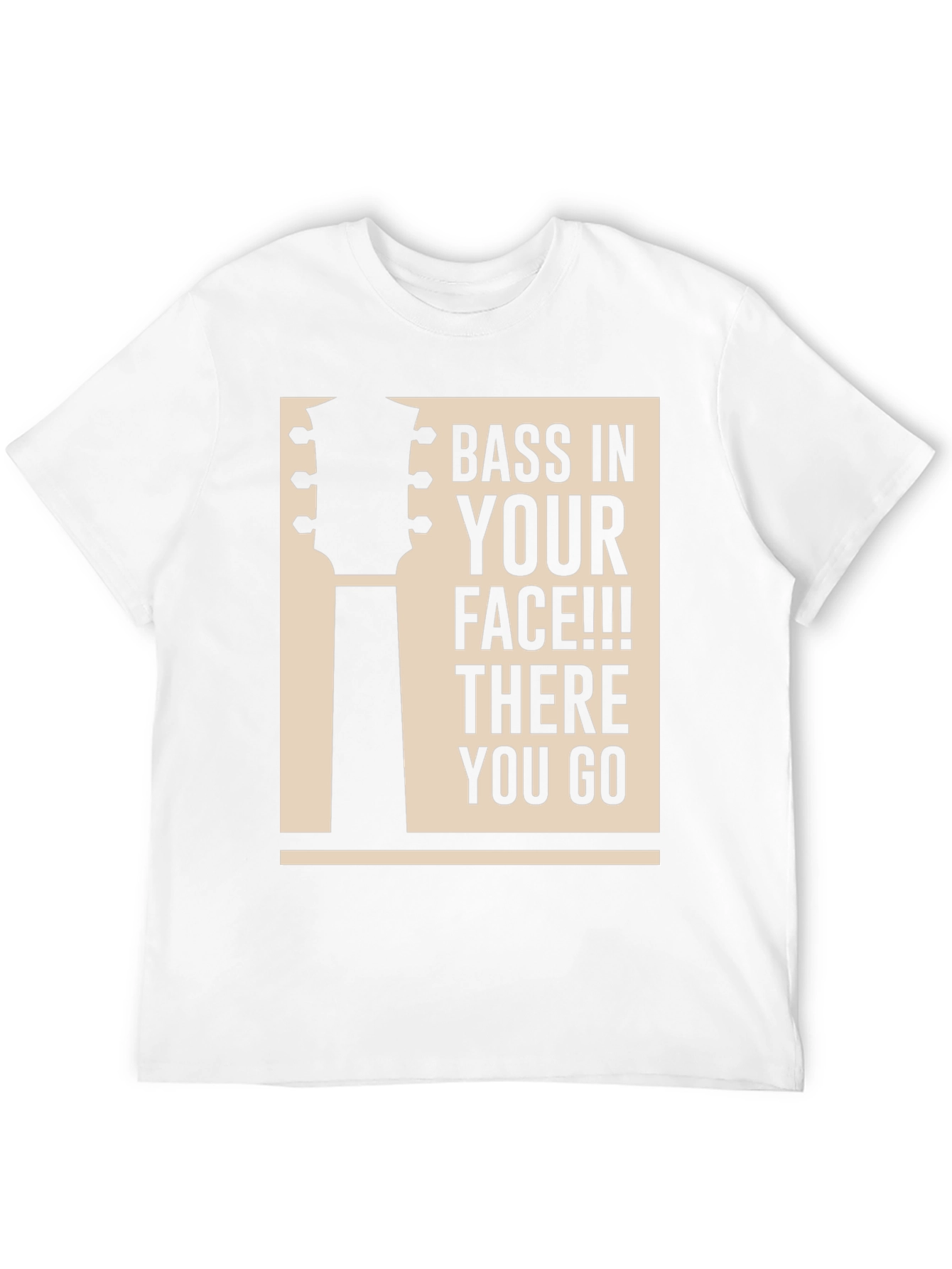 Bass In Your Face Graphic T-Shirt