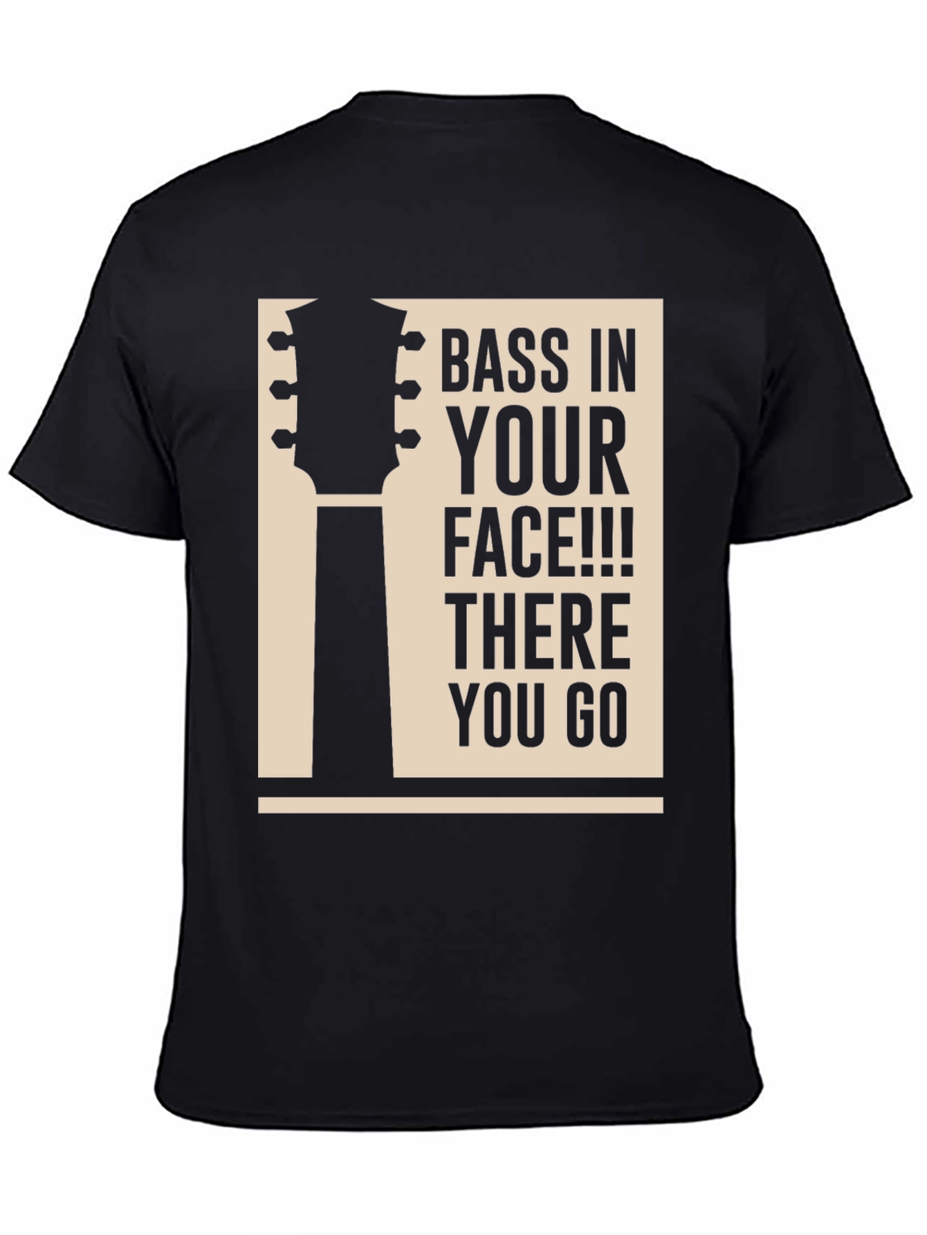 Bass In Your Face Graphic T-Shirt