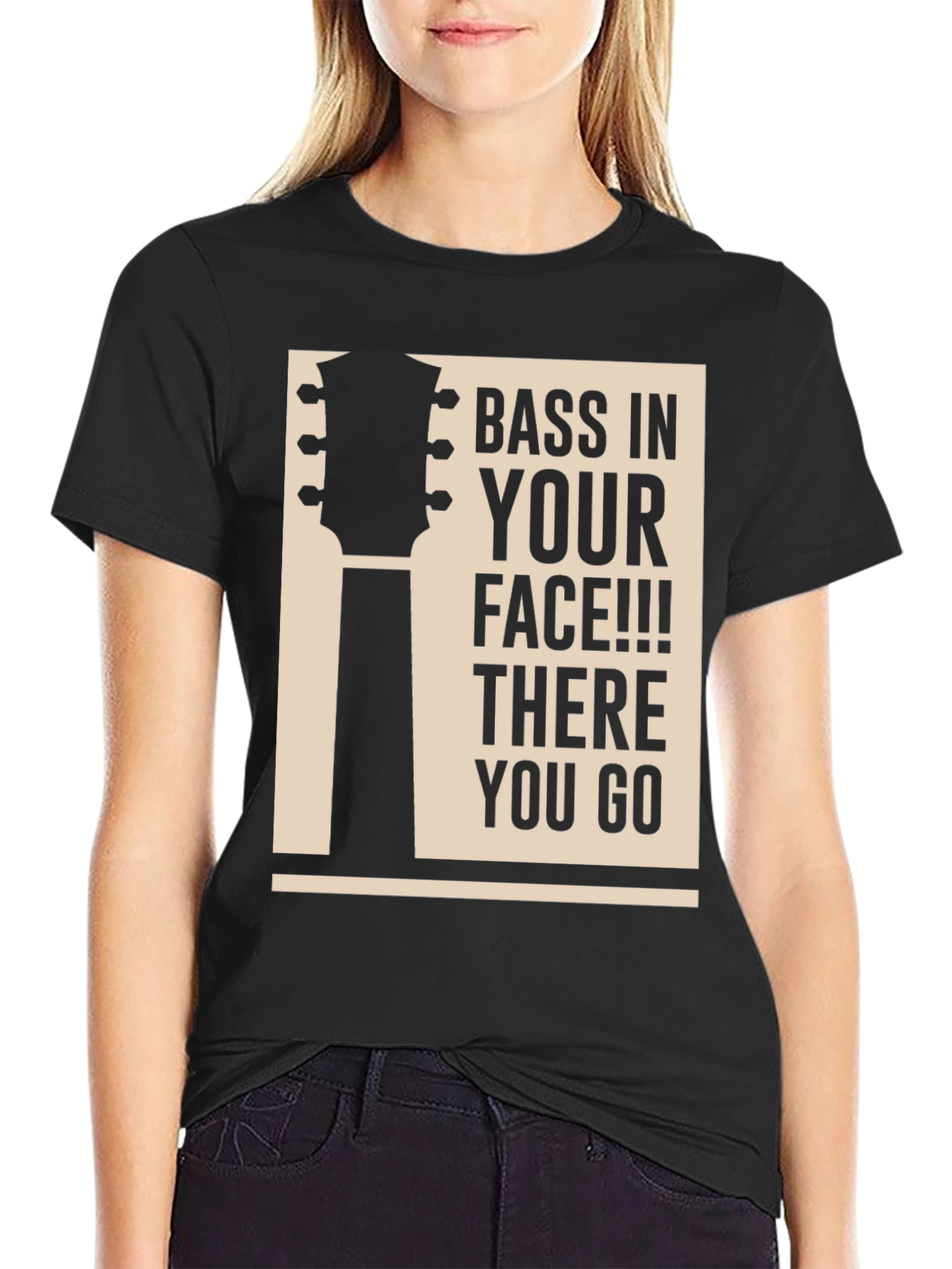 Bass In Your Face Graphic T-Shirt