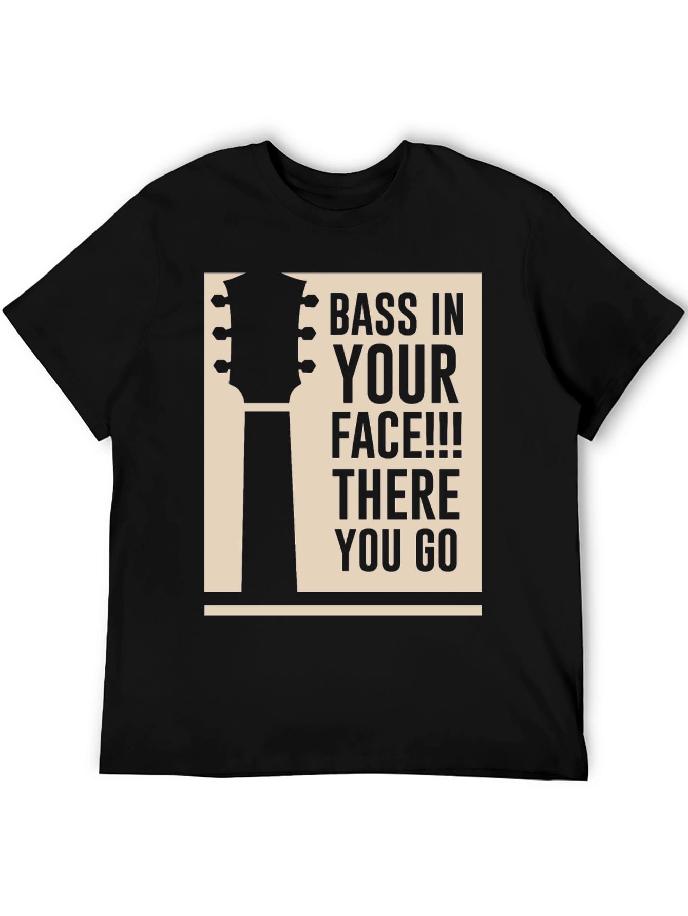 Bass In Your Face Graphic T-Shirt