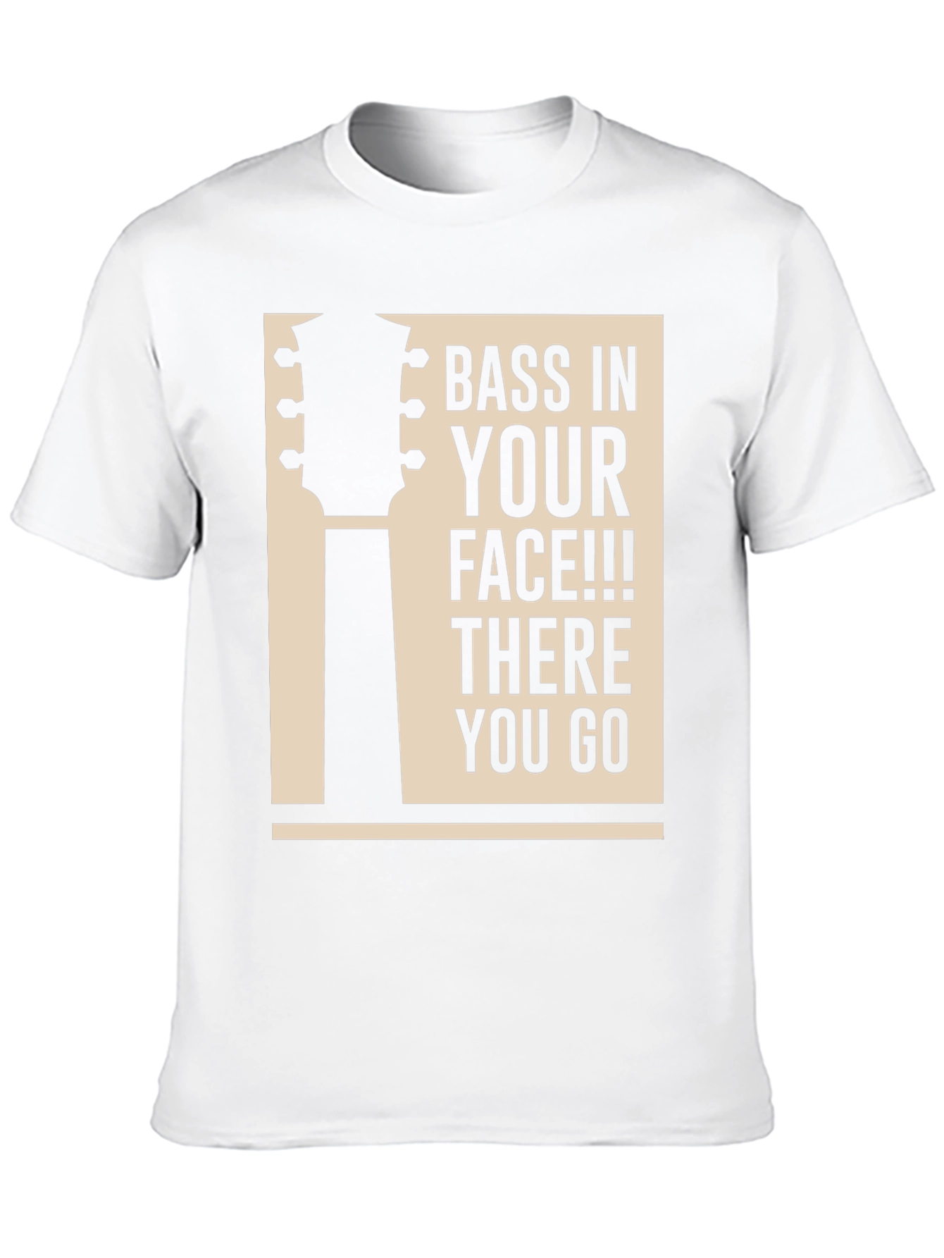 Bass In Your Face Graphic T-Shirt