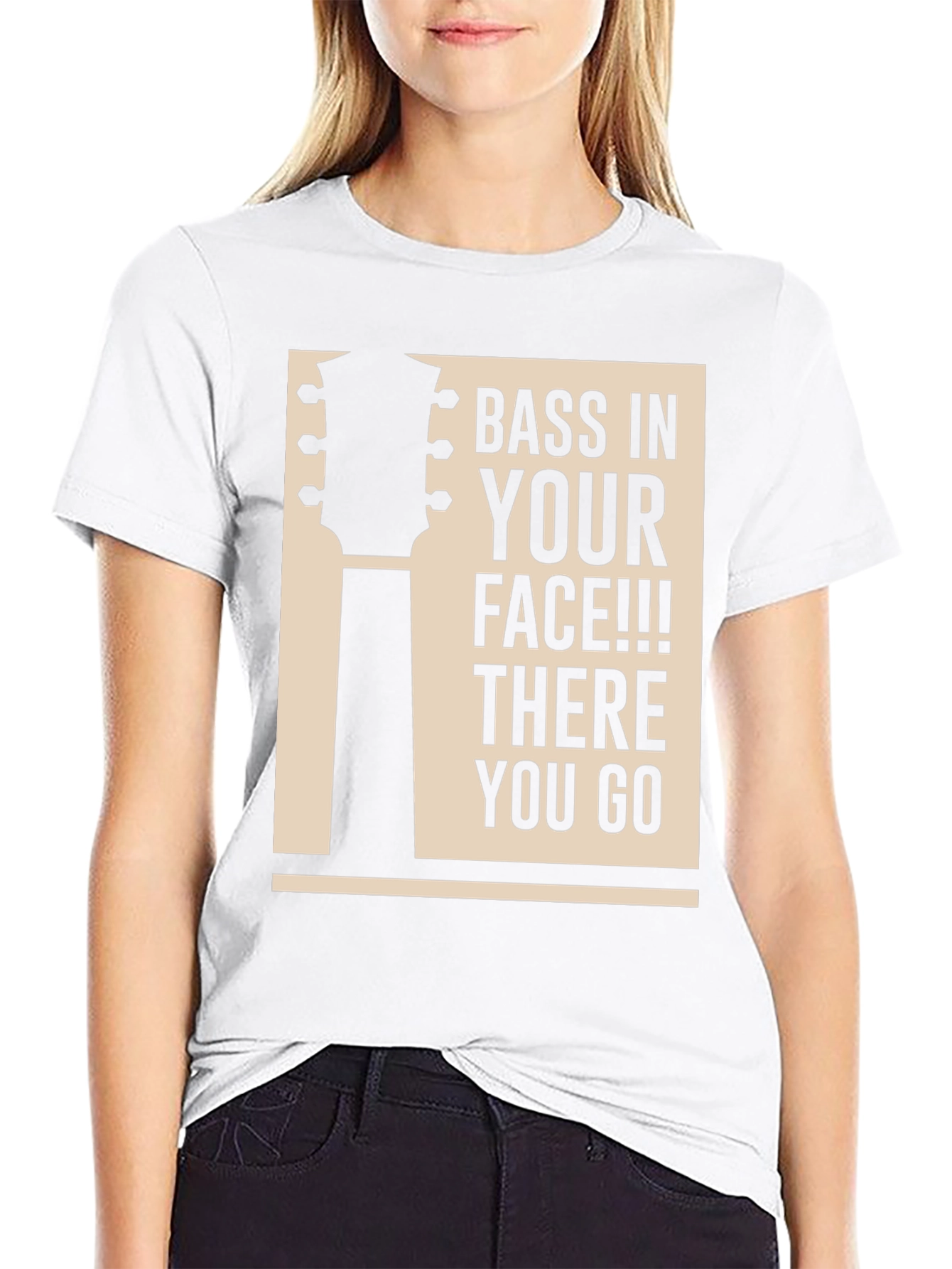 Bass In Your Face Graphic T-Shirt