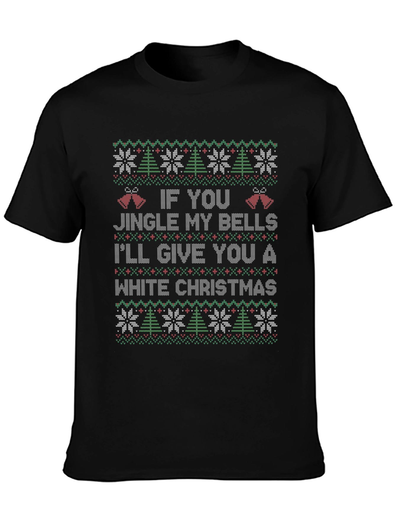 Jingle Bells Ugly Christmas Sweater T-Shirt