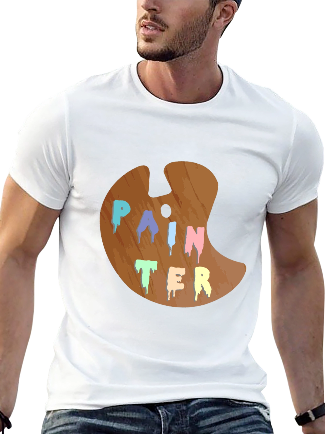 Painter Palette Graphic Tee - Artistic Expression