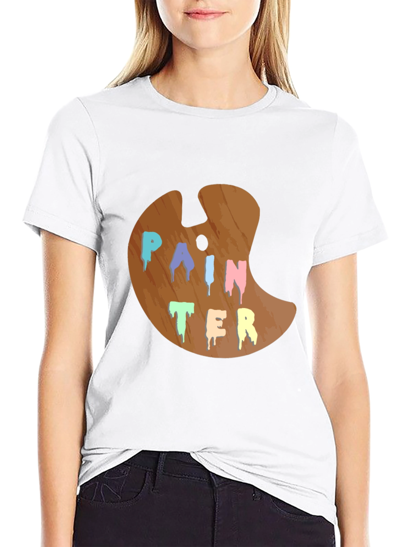 Painter Palette Graphic Tee - Artistic Expression