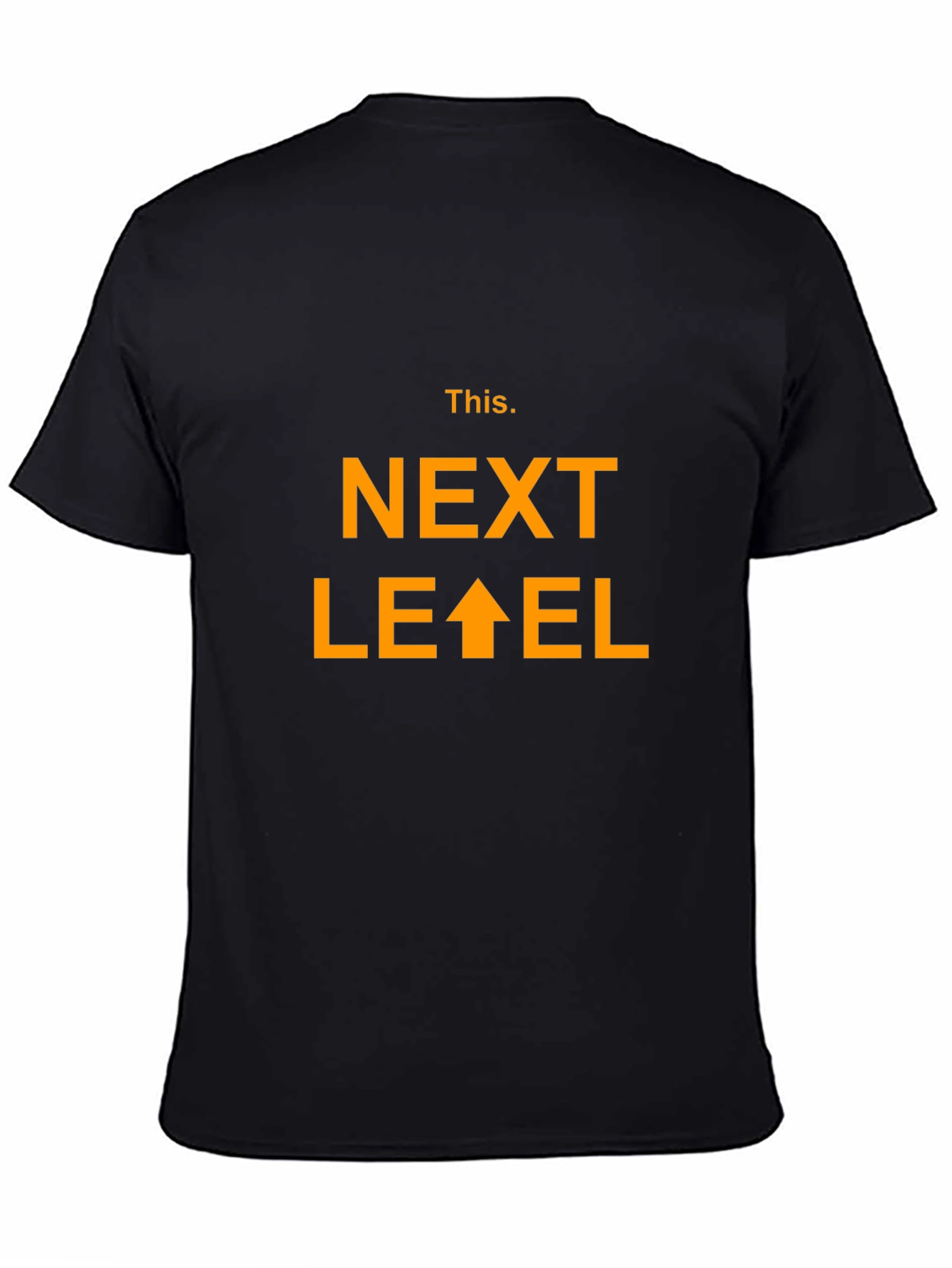Next Level Graphic T-Shirt - Black Cotton