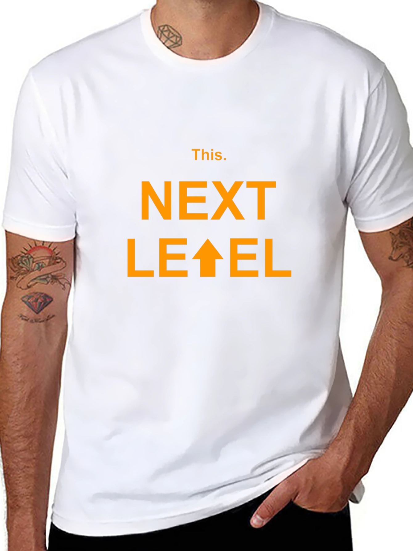 Next Level Graphic T-Shirt - Black Cotton