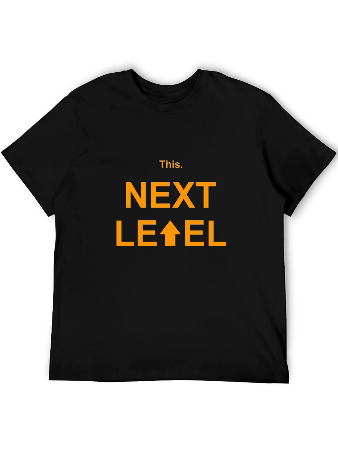 Next Level Graphic T-Shirt - Black Cotton