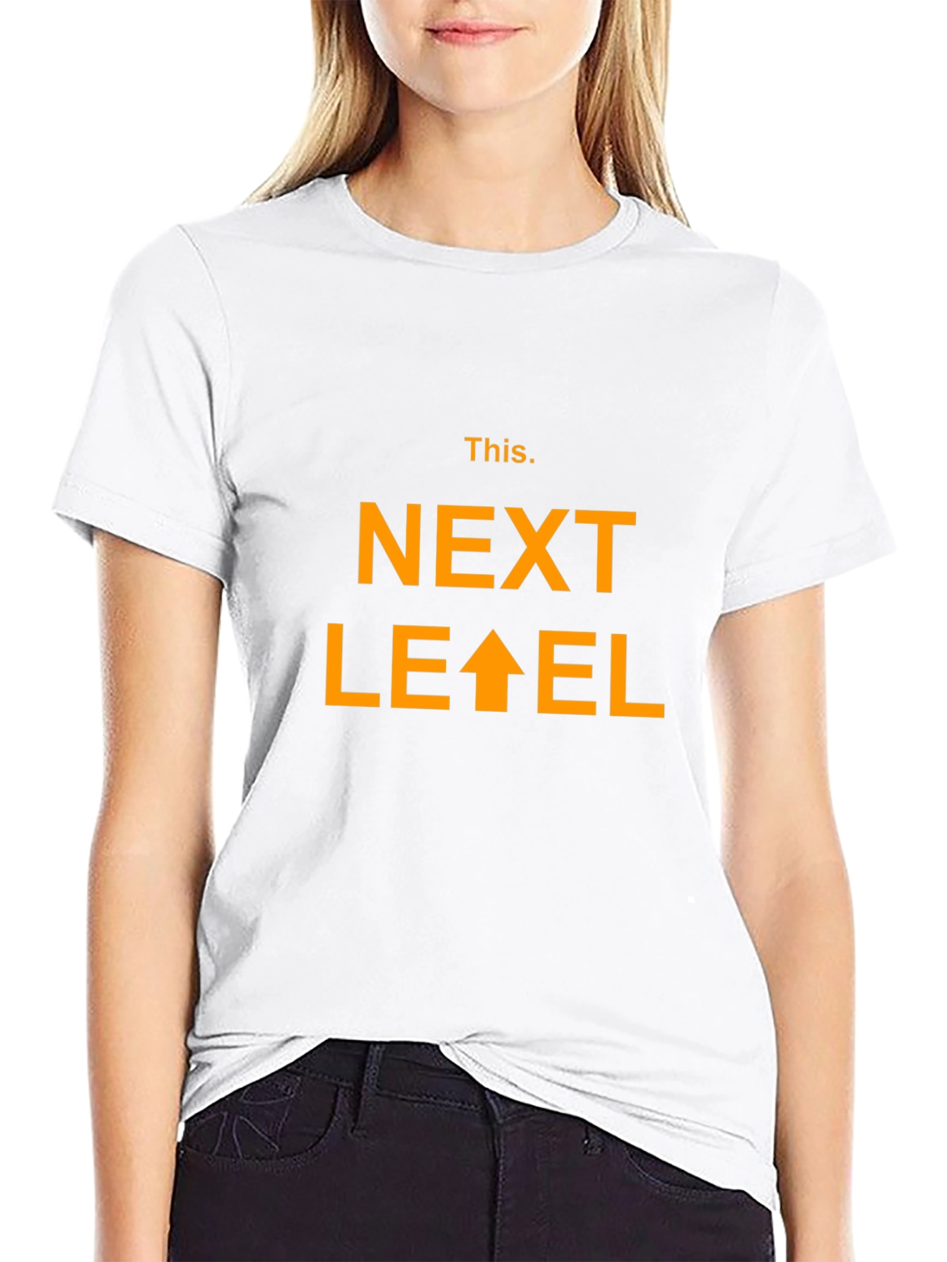 Next Level Graphic T-Shirt - Black Cotton