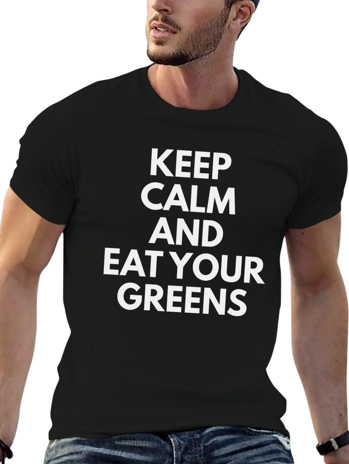 Keep Calm and Eat Your Greens T-Shirt