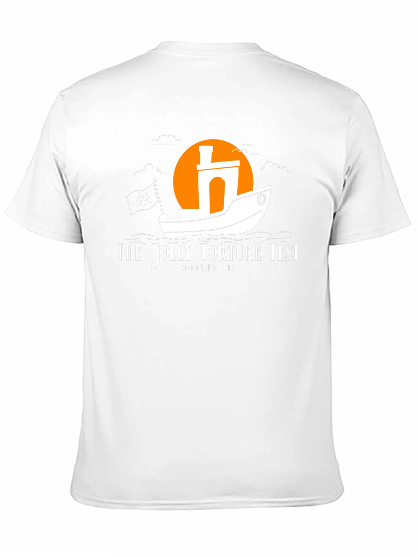 Jolly Torture Test 3D Printed Black T-Shirt