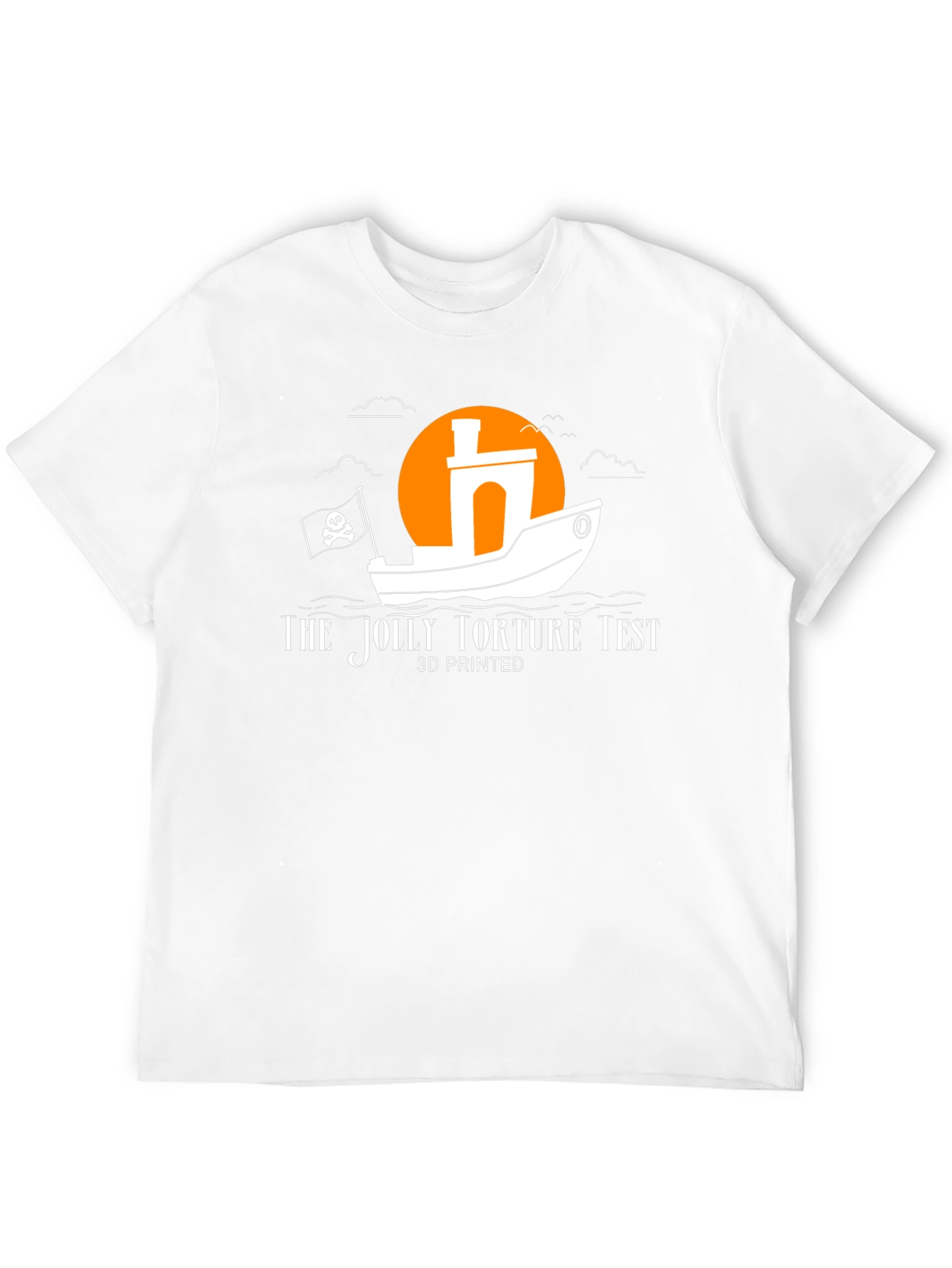 Jolly Torture Test 3D Printed Black T-Shirt