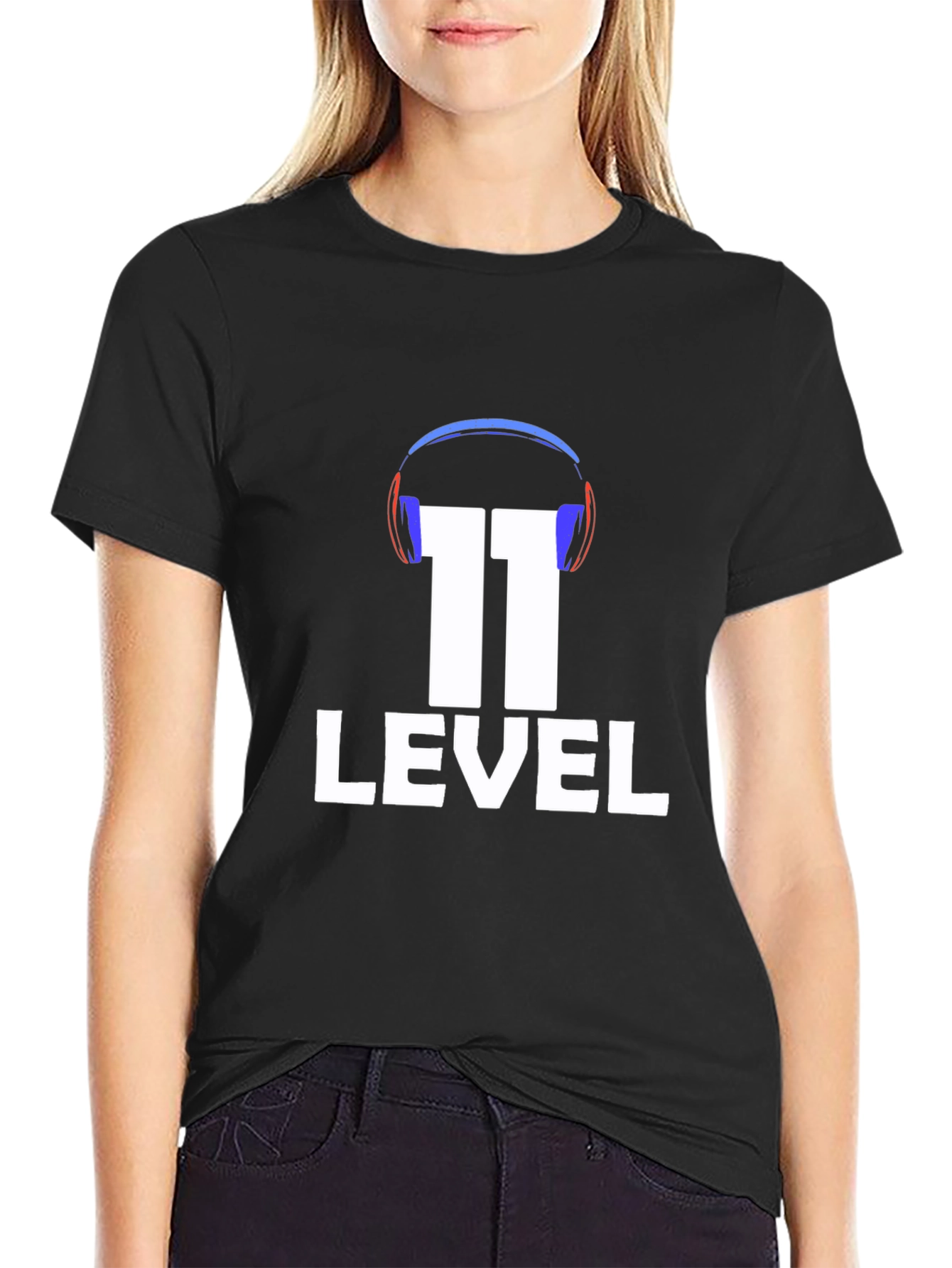 Level 11 Gaming T-Shirt - Gamer Headset Design