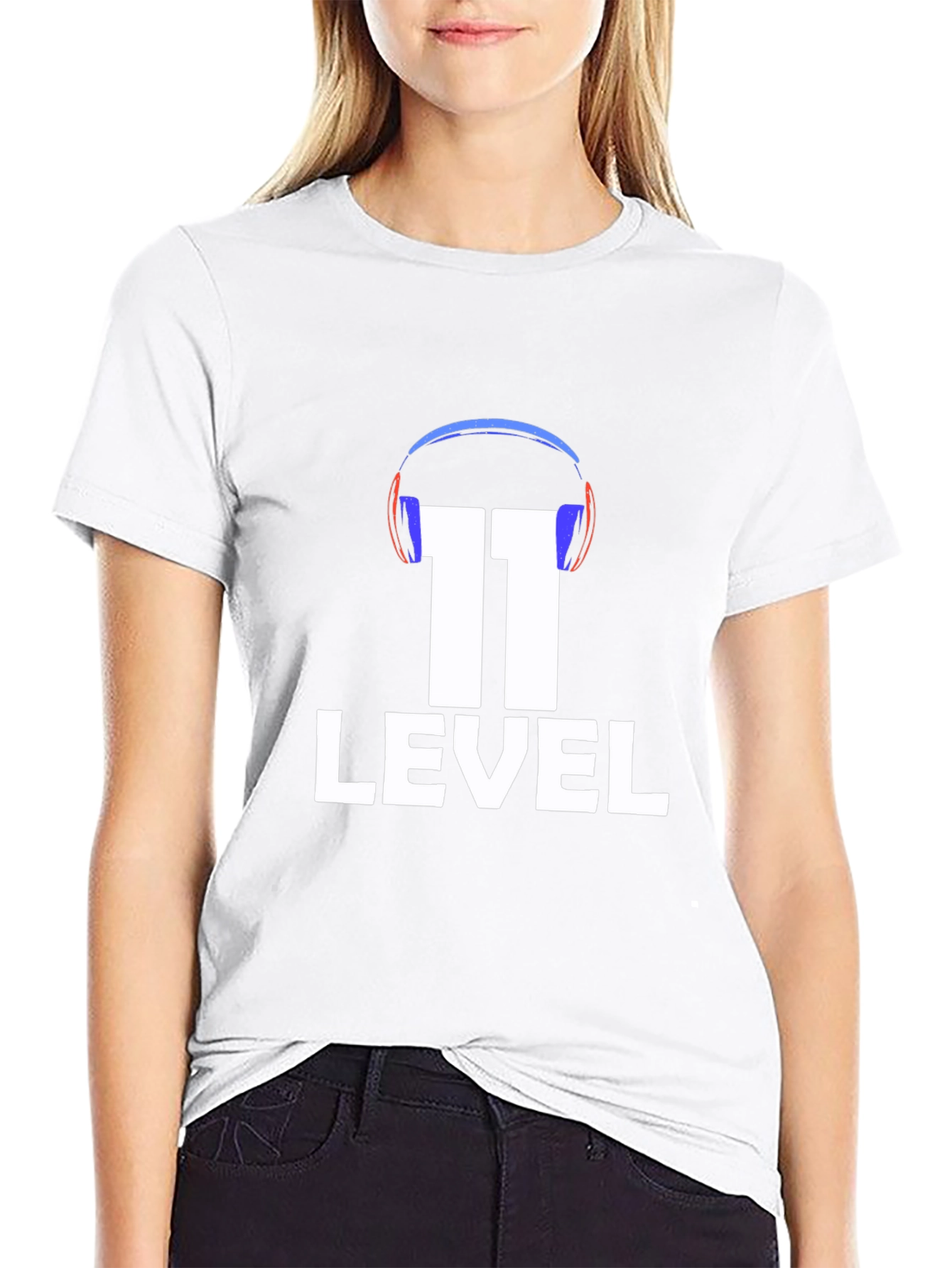 Level 11 Gaming T-Shirt - Gamer Headset Design
