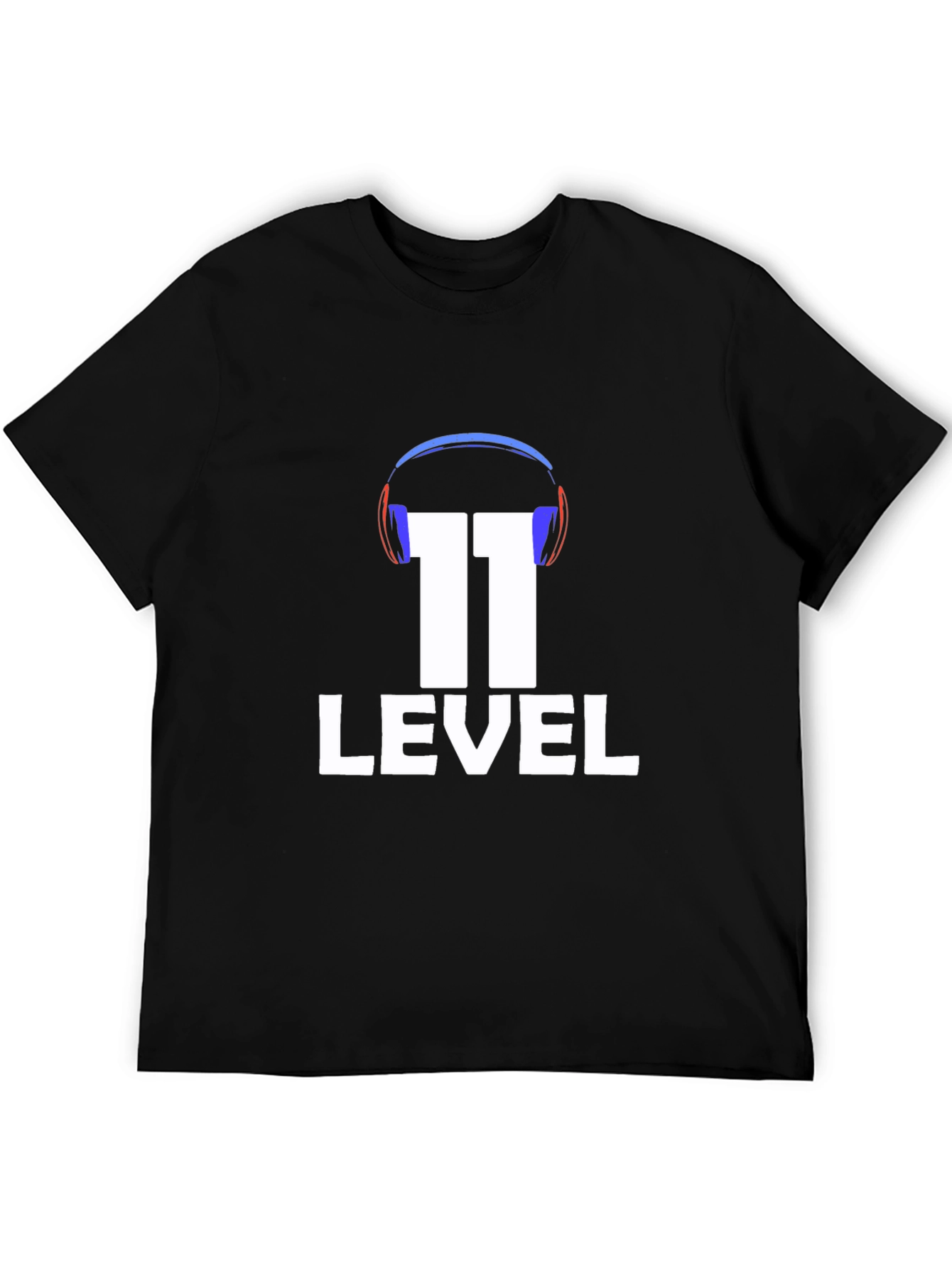 Level 11 Gaming T-Shirt - Gamer Headset Design