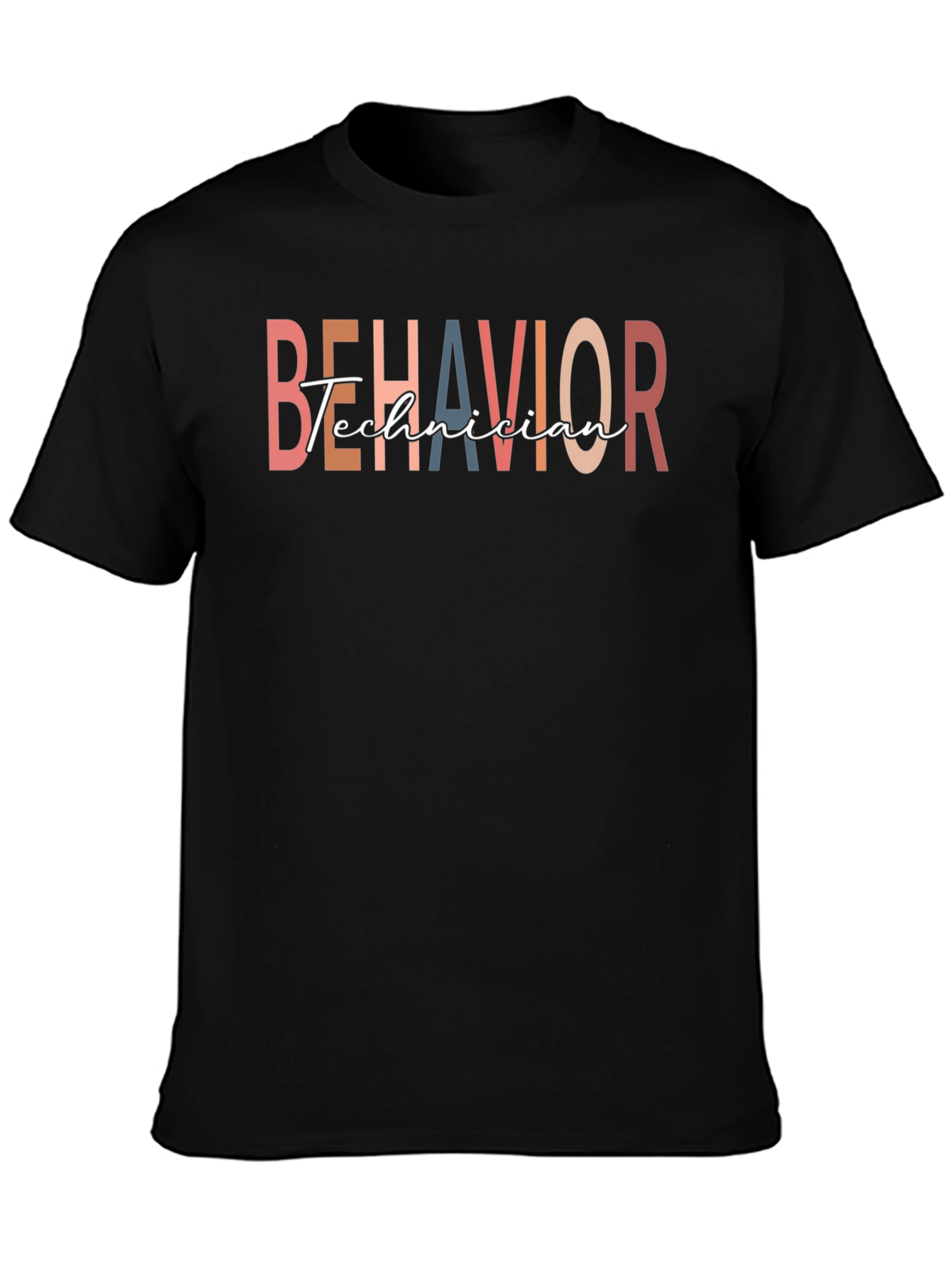 Behavior Technician Black Graphic Tee