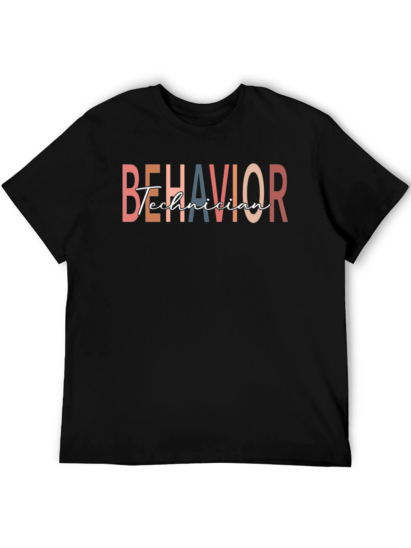Behavior Technician Black Graphic Tee