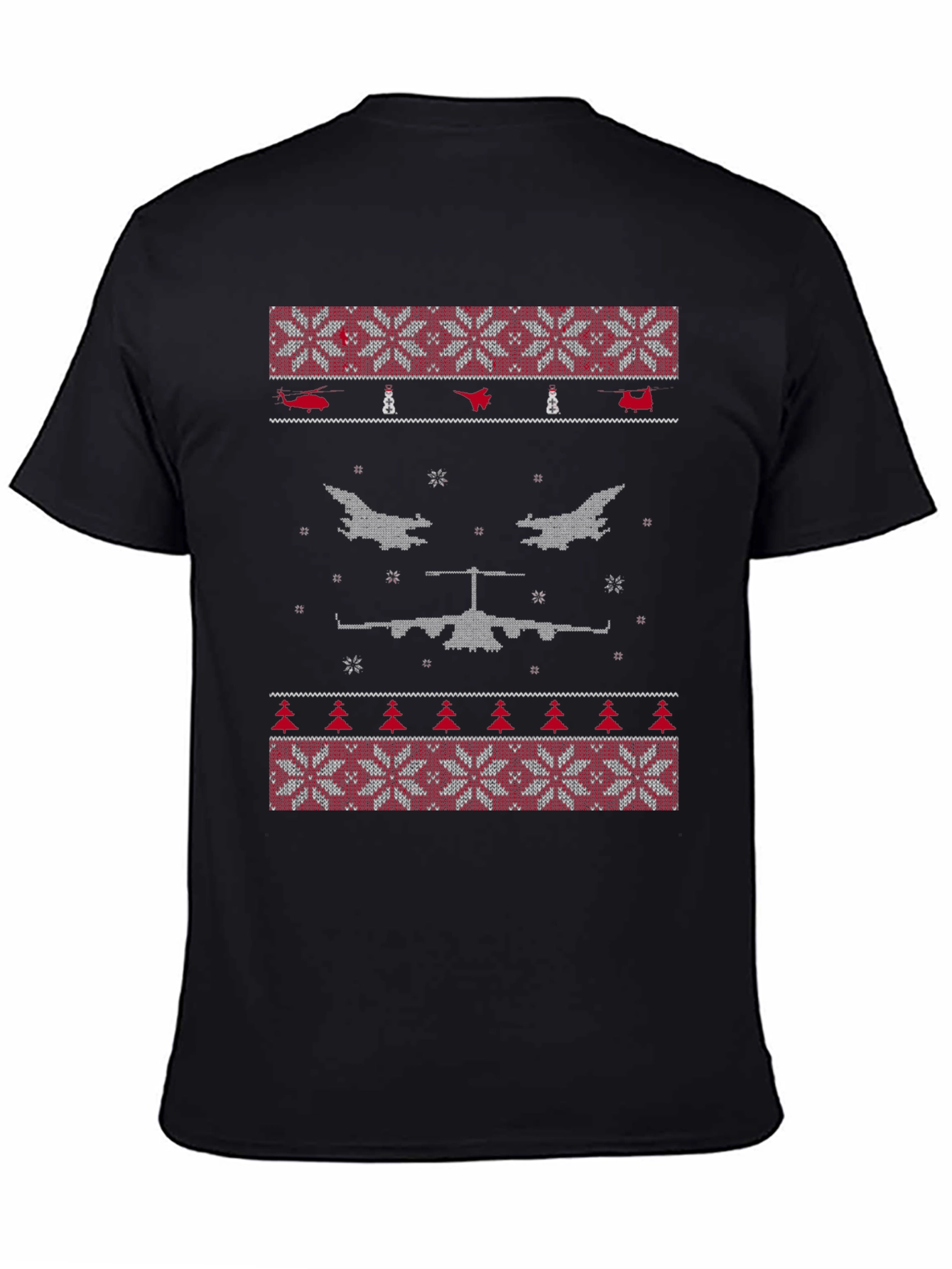Aircraft Ugly Christmas Sweater T-Shirt