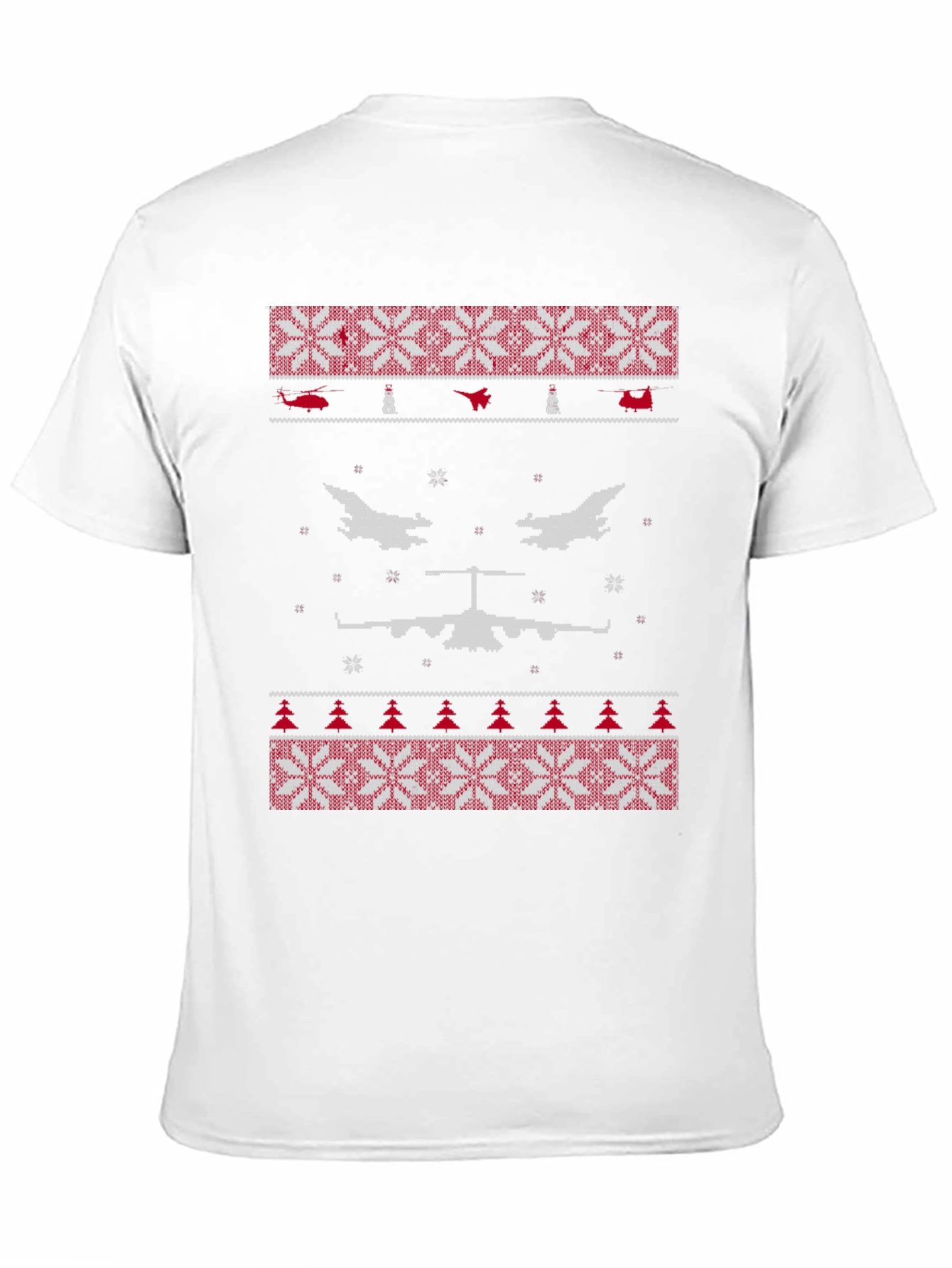 Aircraft Ugly Christmas Sweater T-Shirt