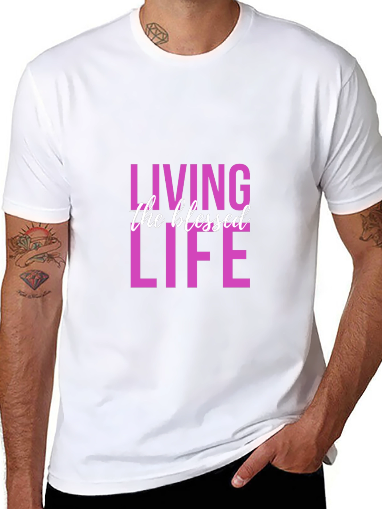 Blessed Life Graphic Tee - Black