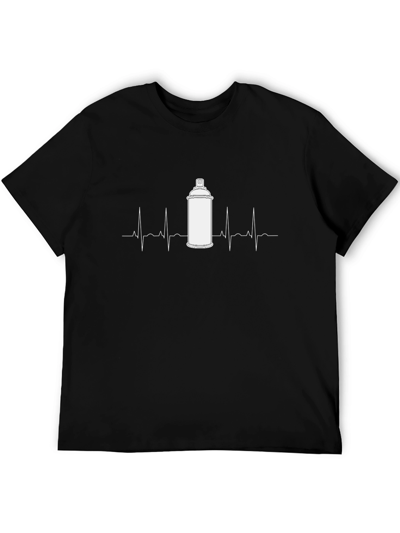 Spray Paint Heartbeat T-Shirt - Graffiti Art